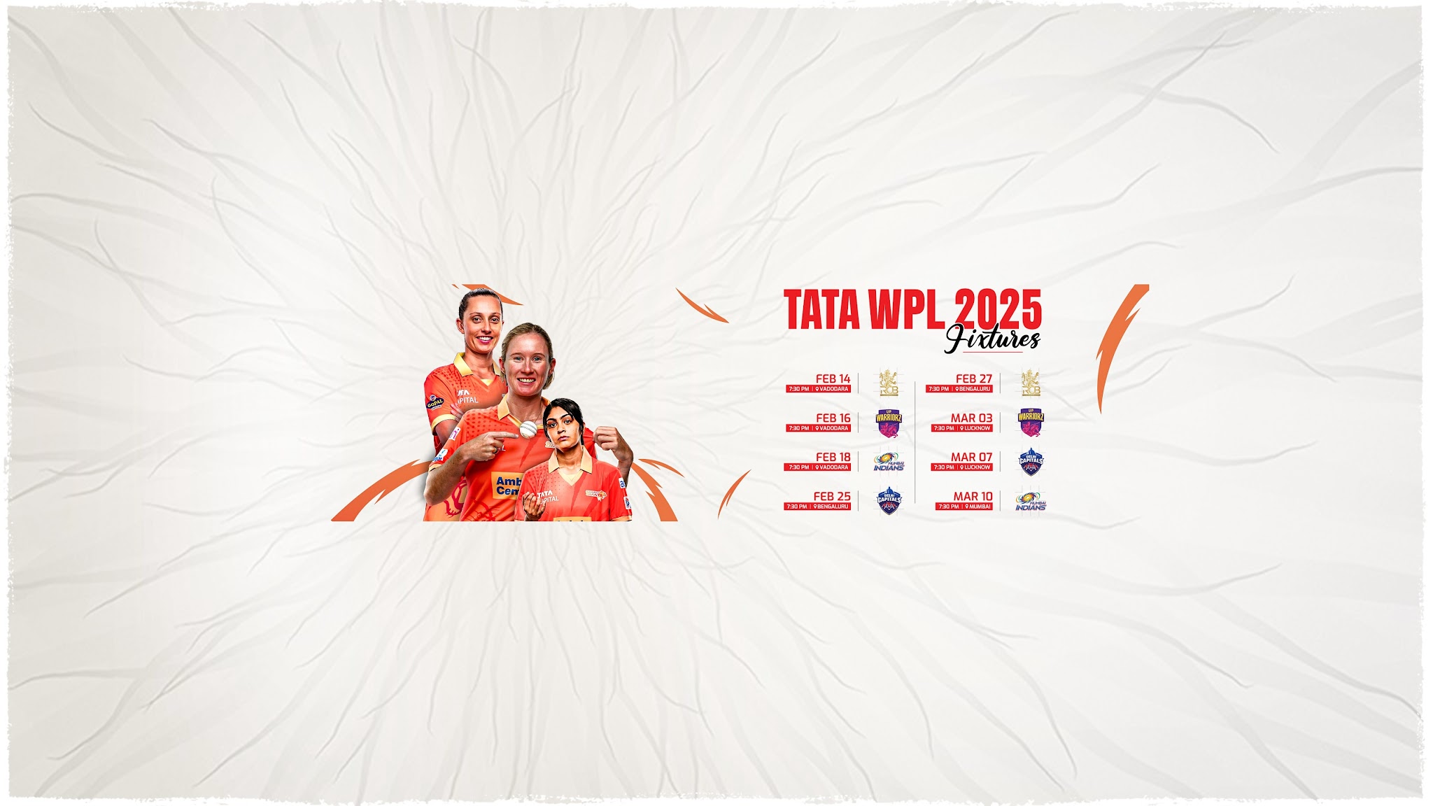 Gujarat Giants YouTube banner