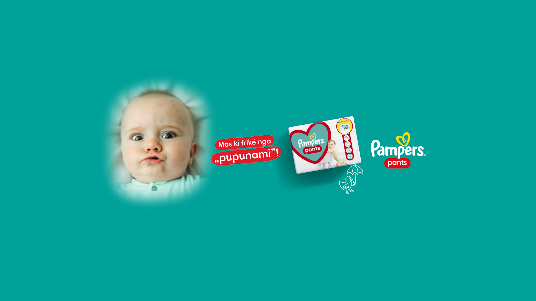 Pampers Albania YouTube banner