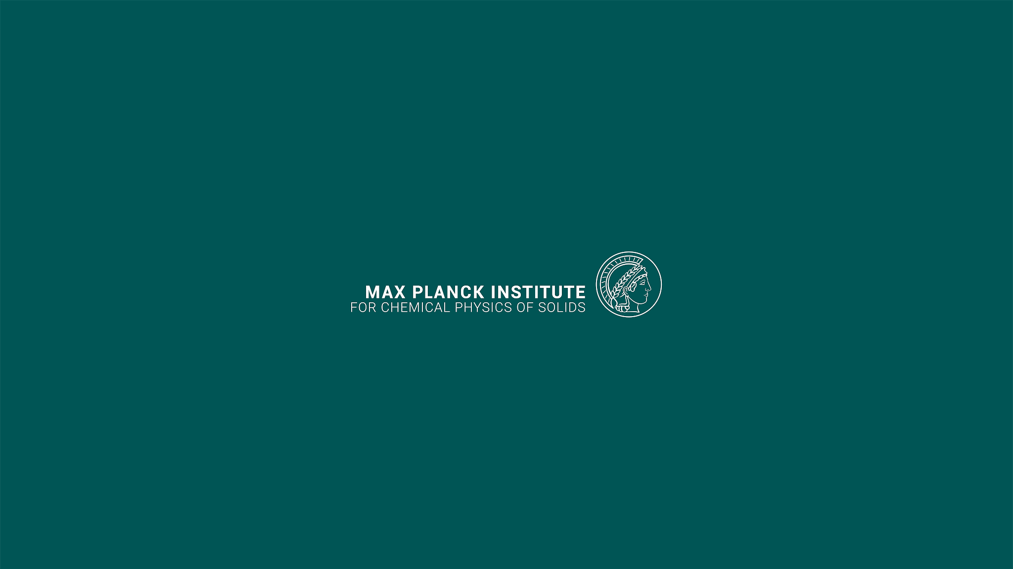 Max Planck Institute for Chemical Physics of Solids YouTube banner