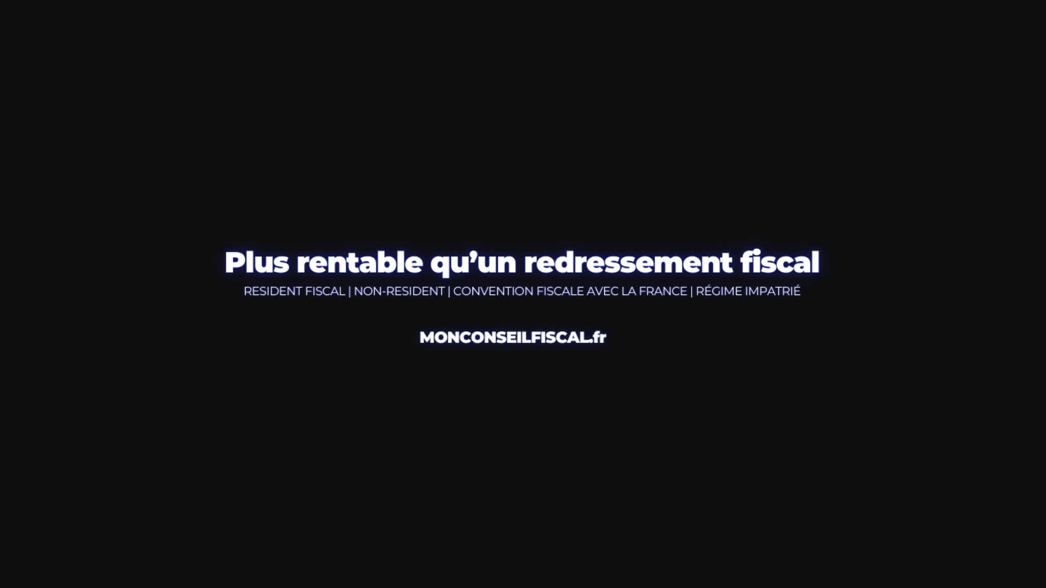 Mon conseil fiscal YouTube banner