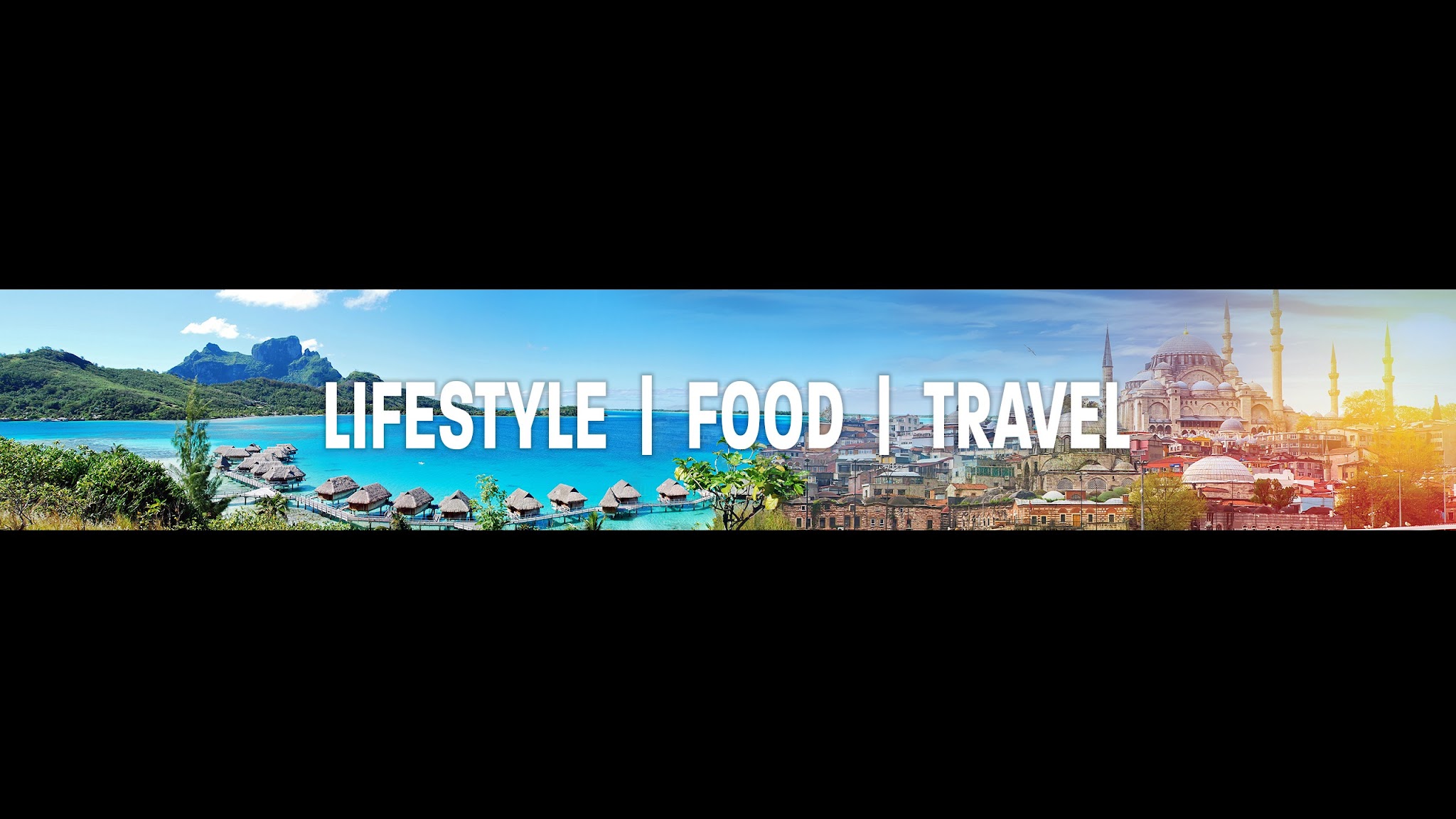 Lifestyle Food & Travel YouTube banner
