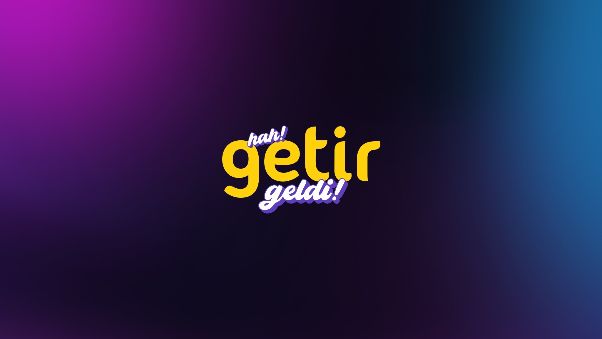 Getir YouTube banner