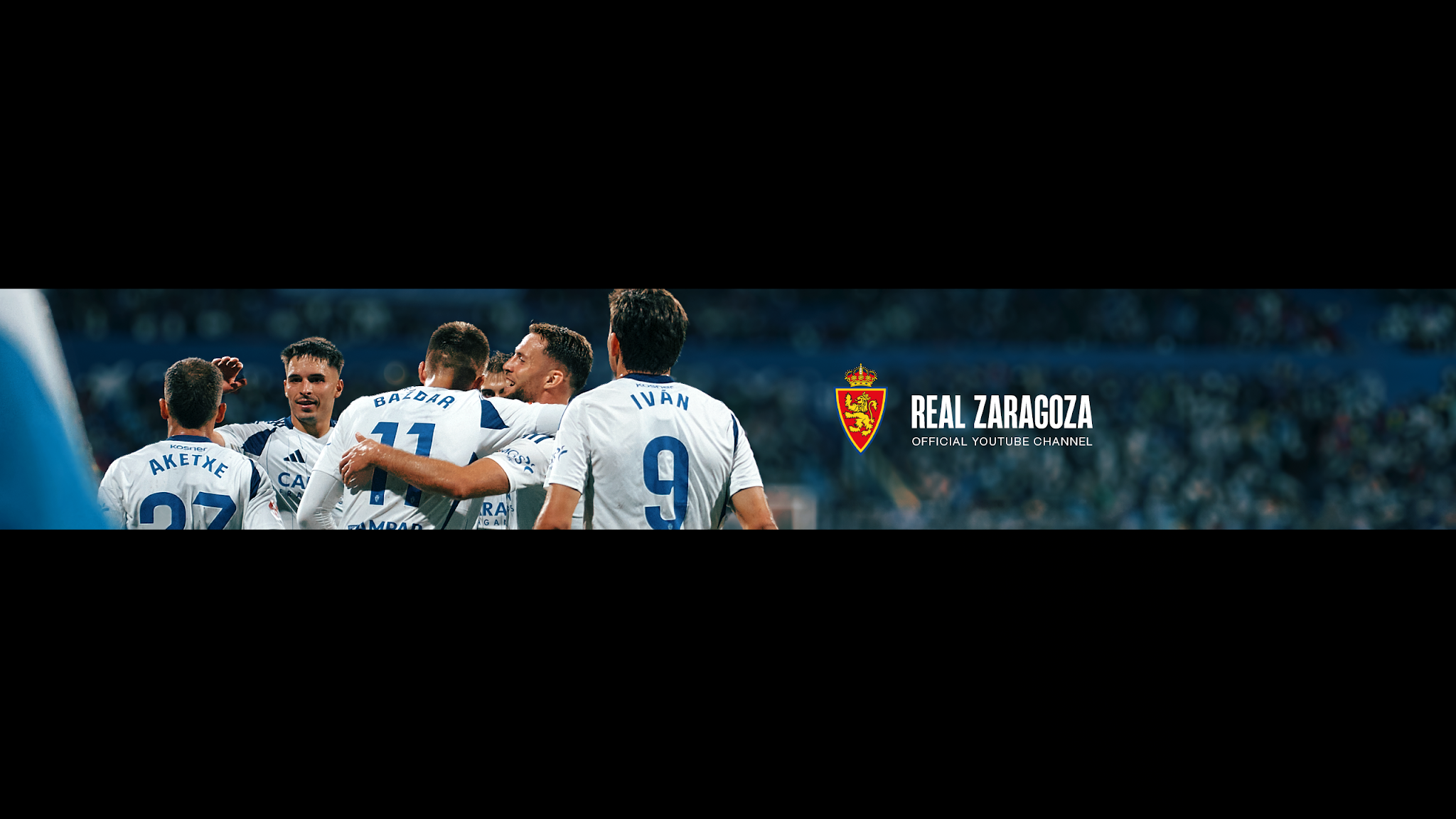 Real Zaragoza YouTube banner