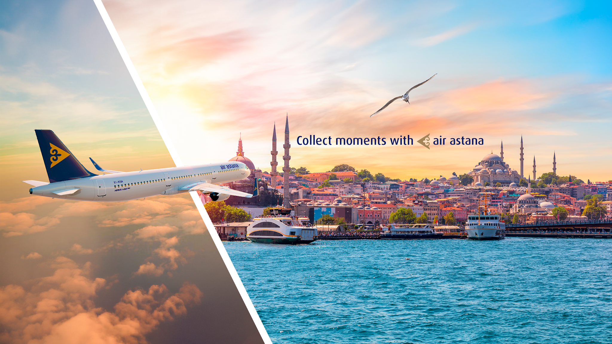 Air Astana YouTube banner