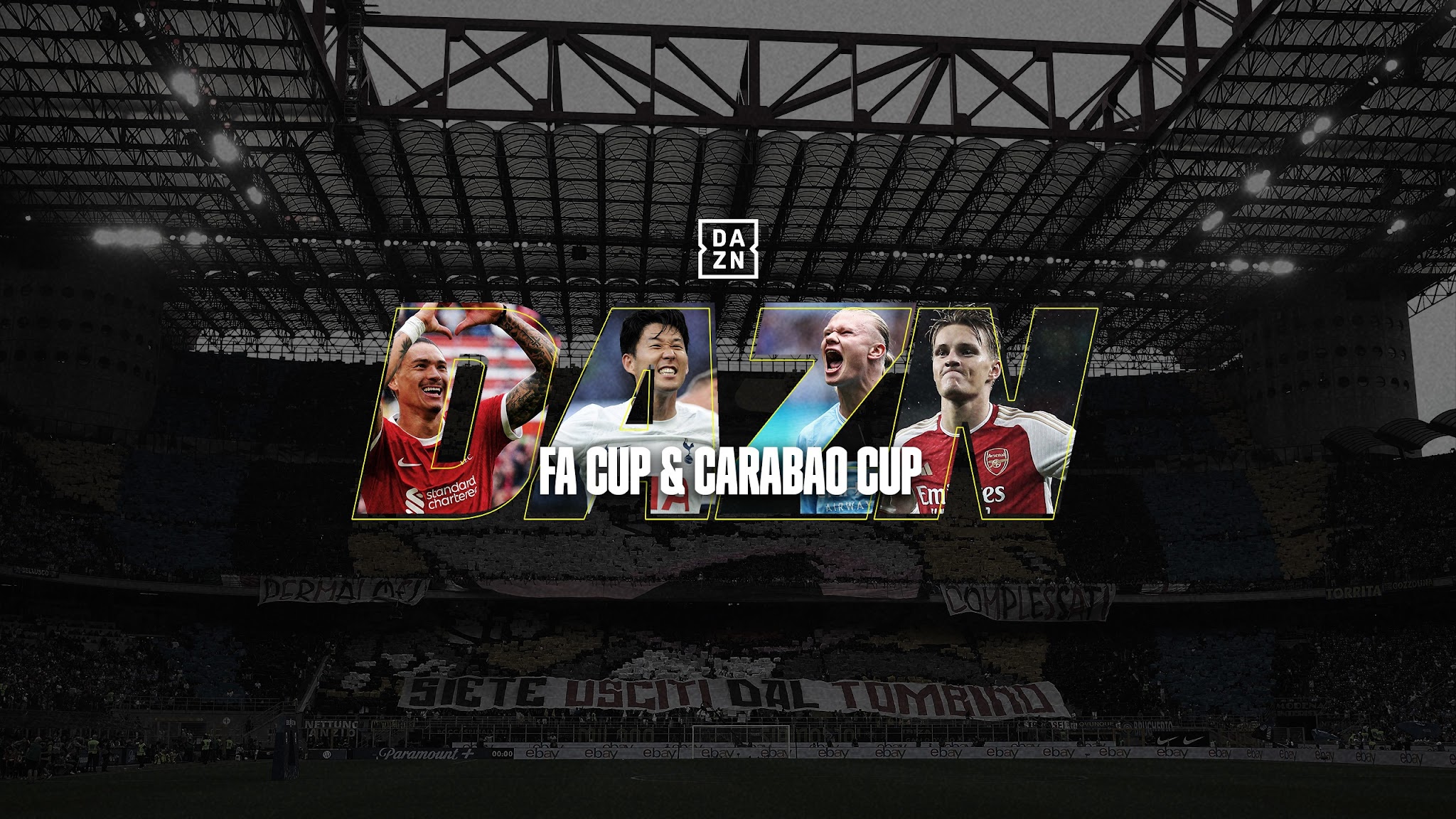 DAZN FA Cup & Carabao Cup YouTube banner