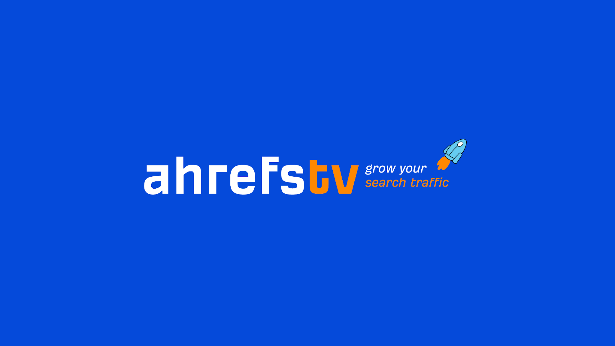 Ahrefs YouTube banner