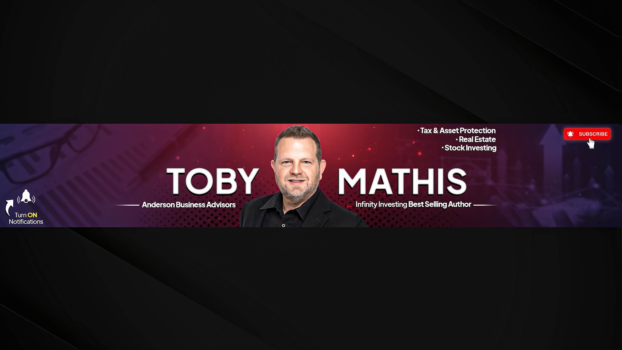 Toby Mathis Esq | Tax Planning & Asset Protection  YouTube banner