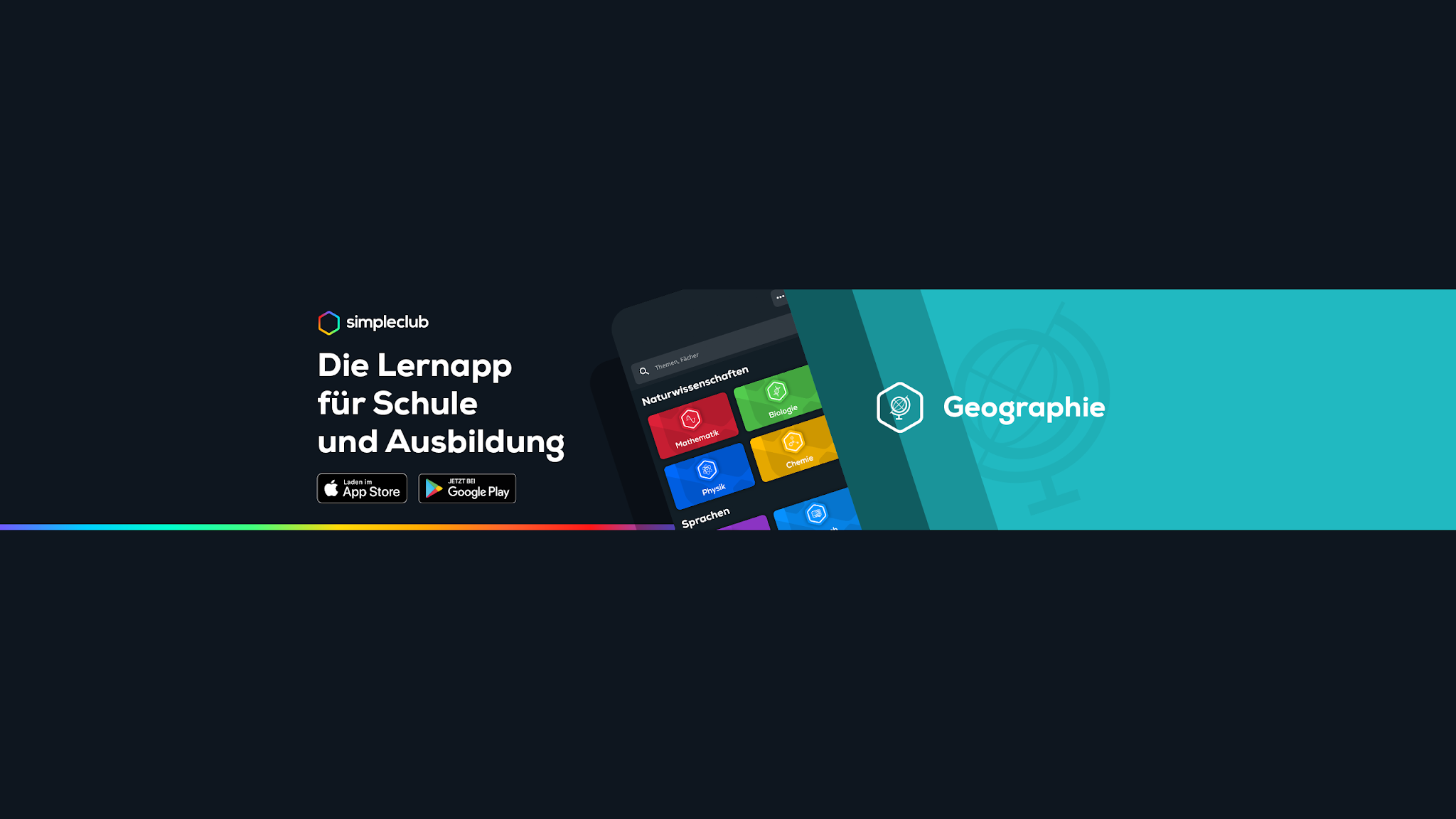 Geographie - simpleclub YouTube banner