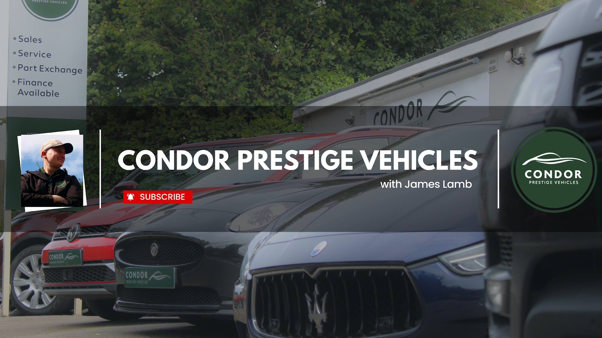 Condor Prestige Vehicles YouTube banner