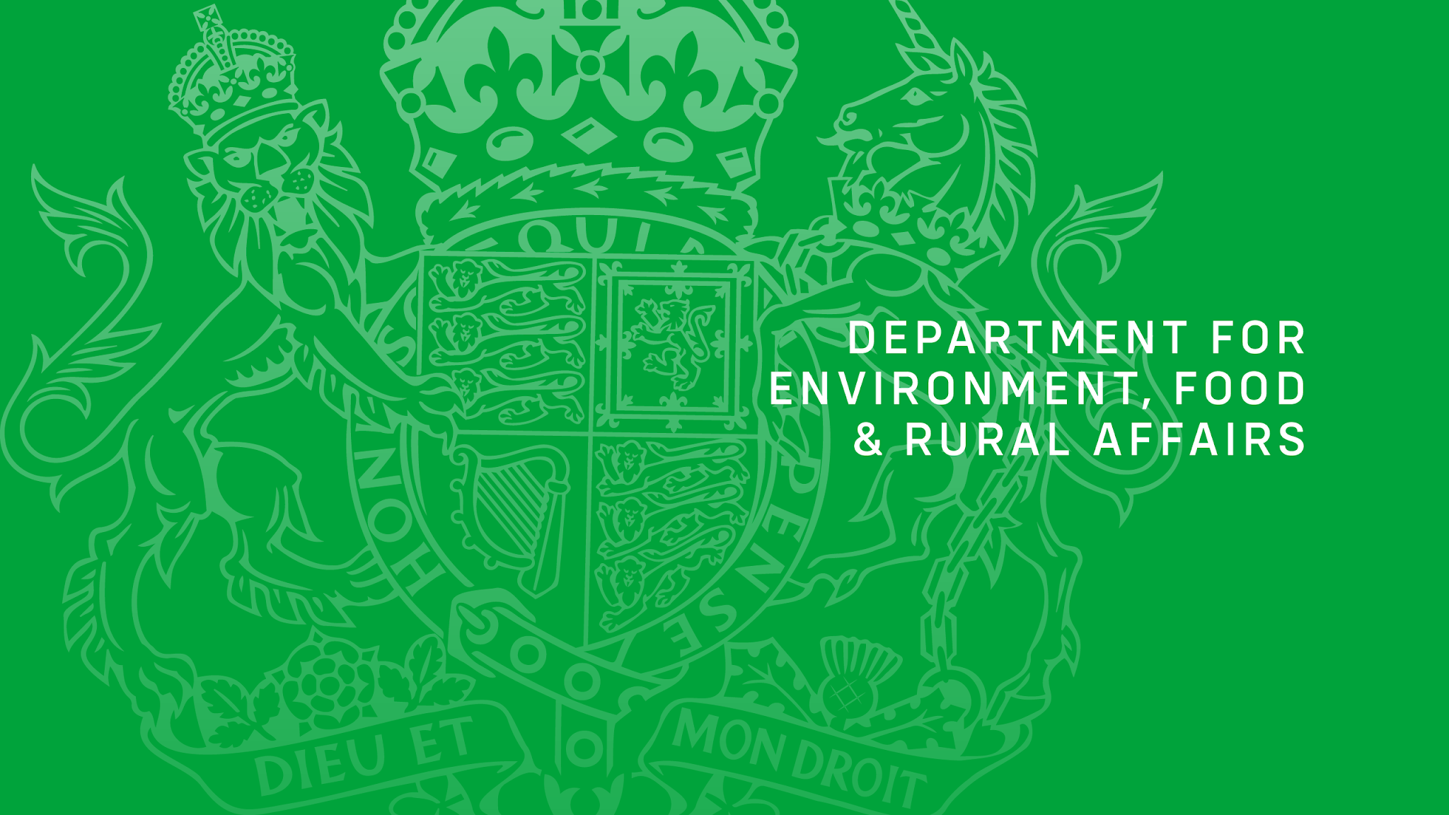 Defra YouTube banner