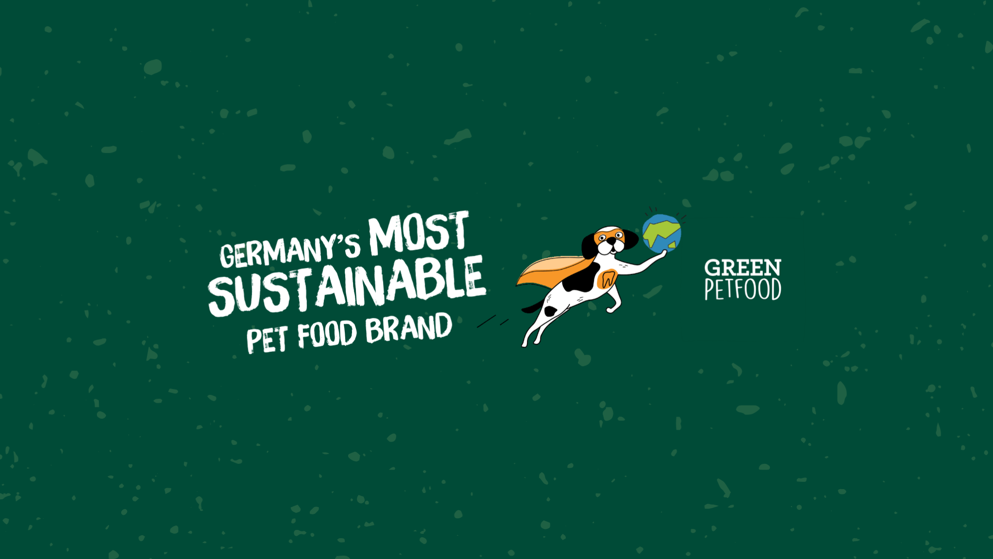 Green Petfood YouTube banner