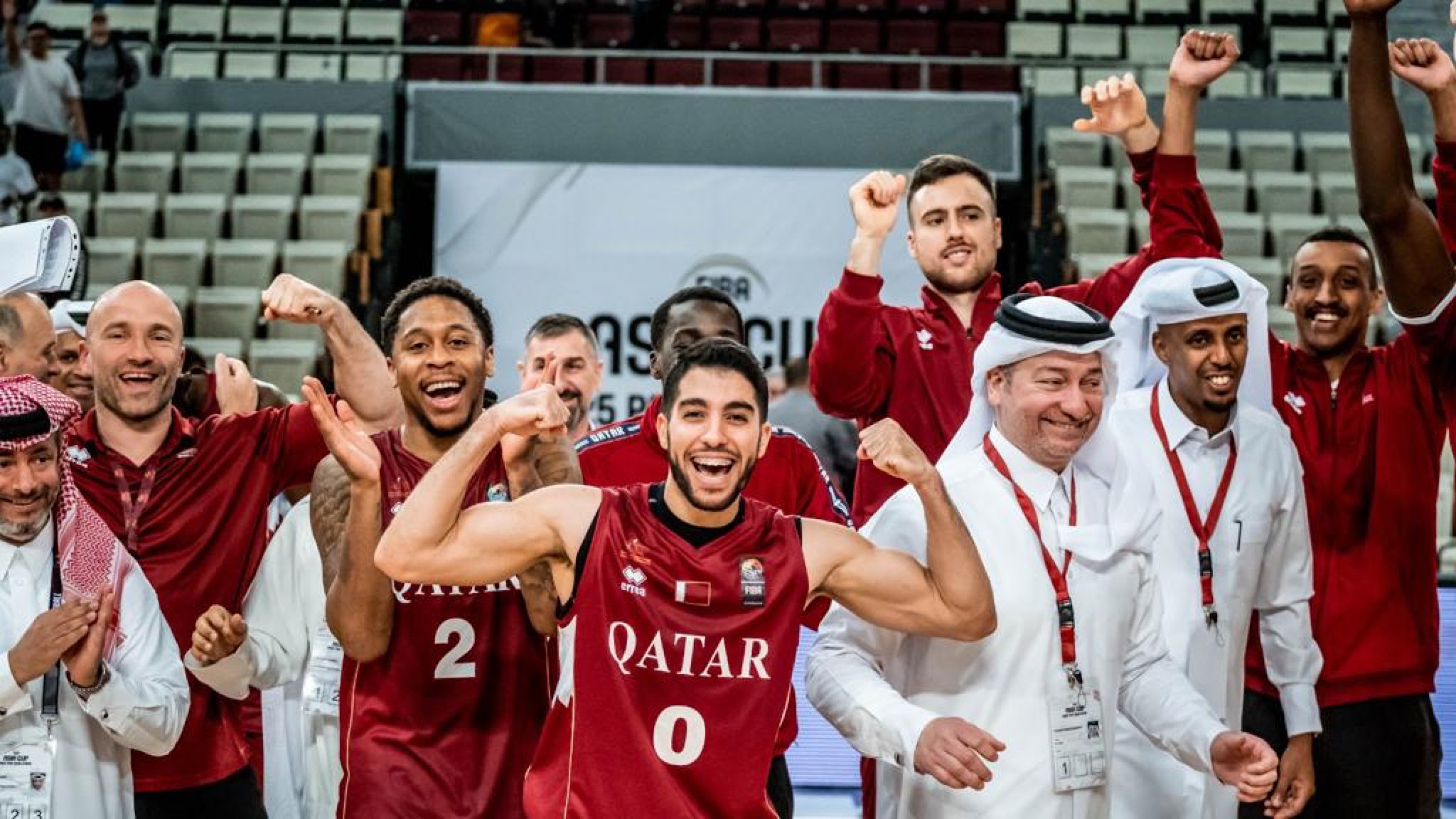 Qatar Basketball Federation YouTube banner