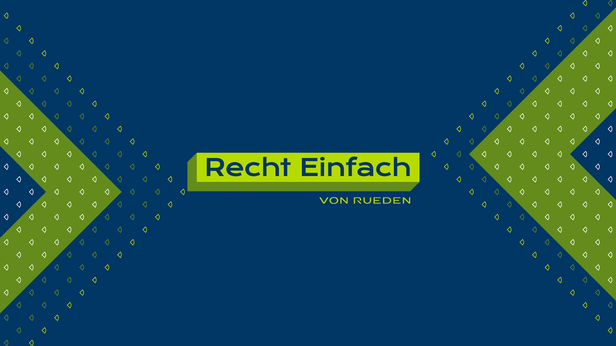 RECHT EINFACH - VON RUEDEN YouTube banner