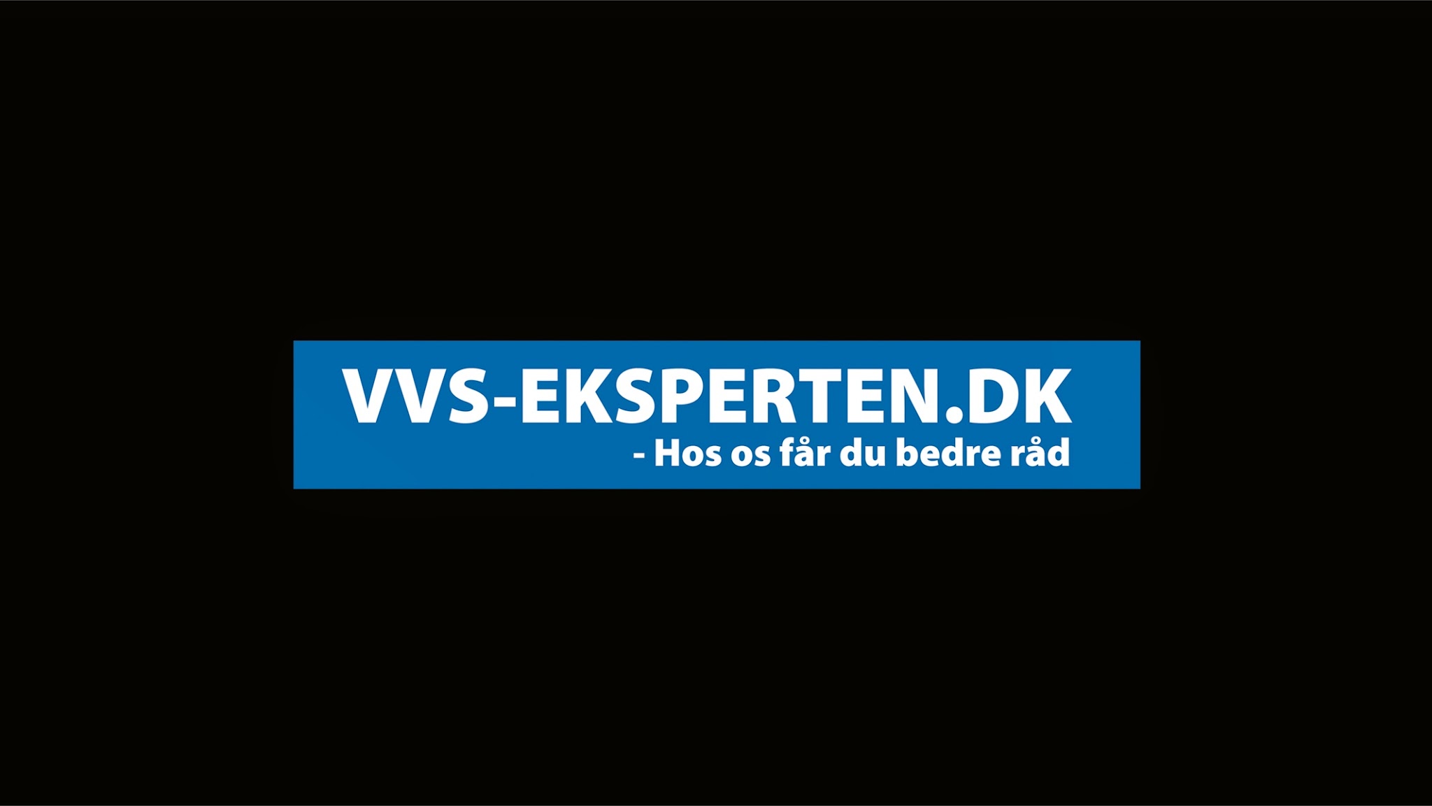 VVS Eksperten YouTube banner
