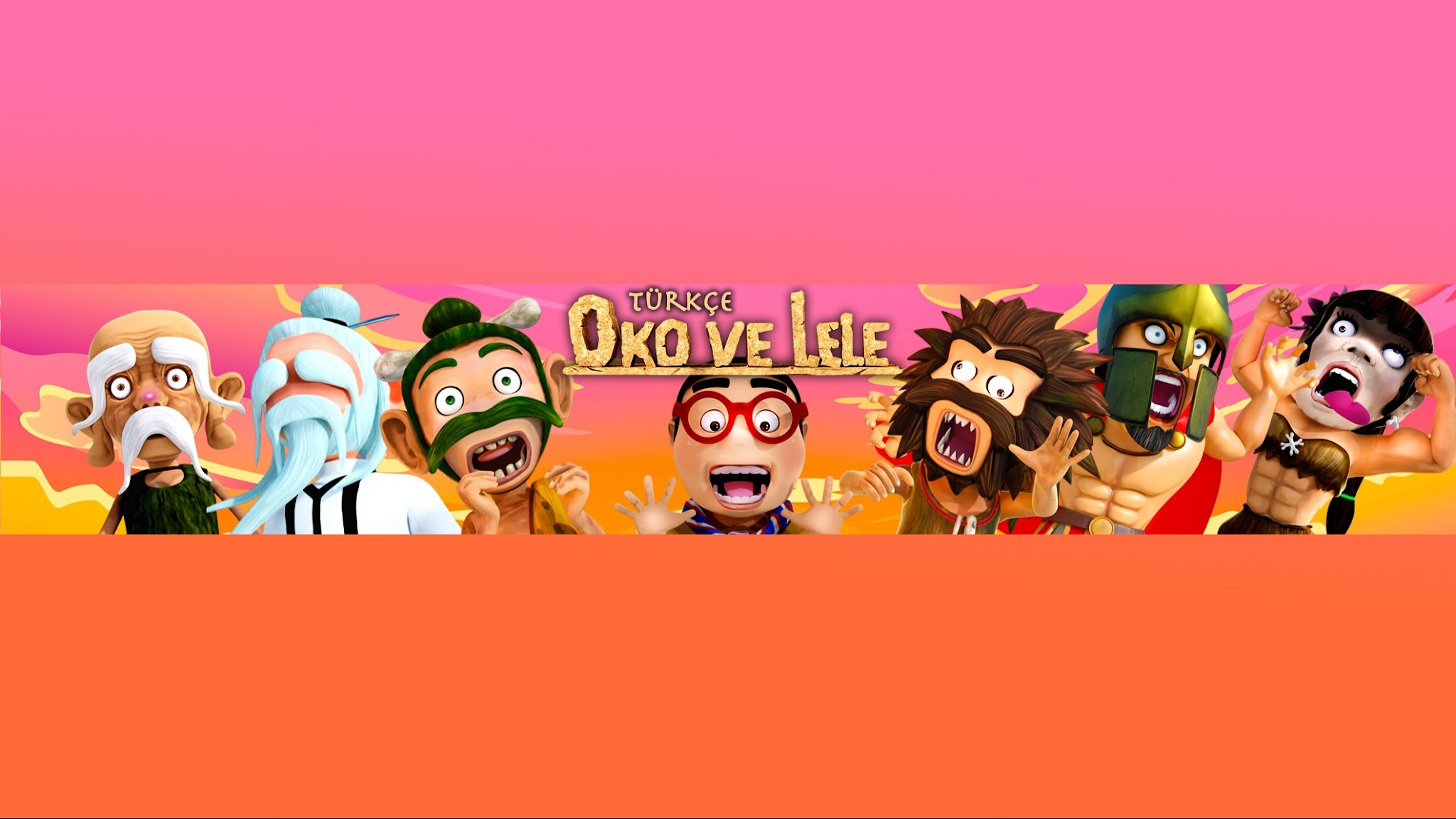 Oko ve Lele Türkçe YouTube banner