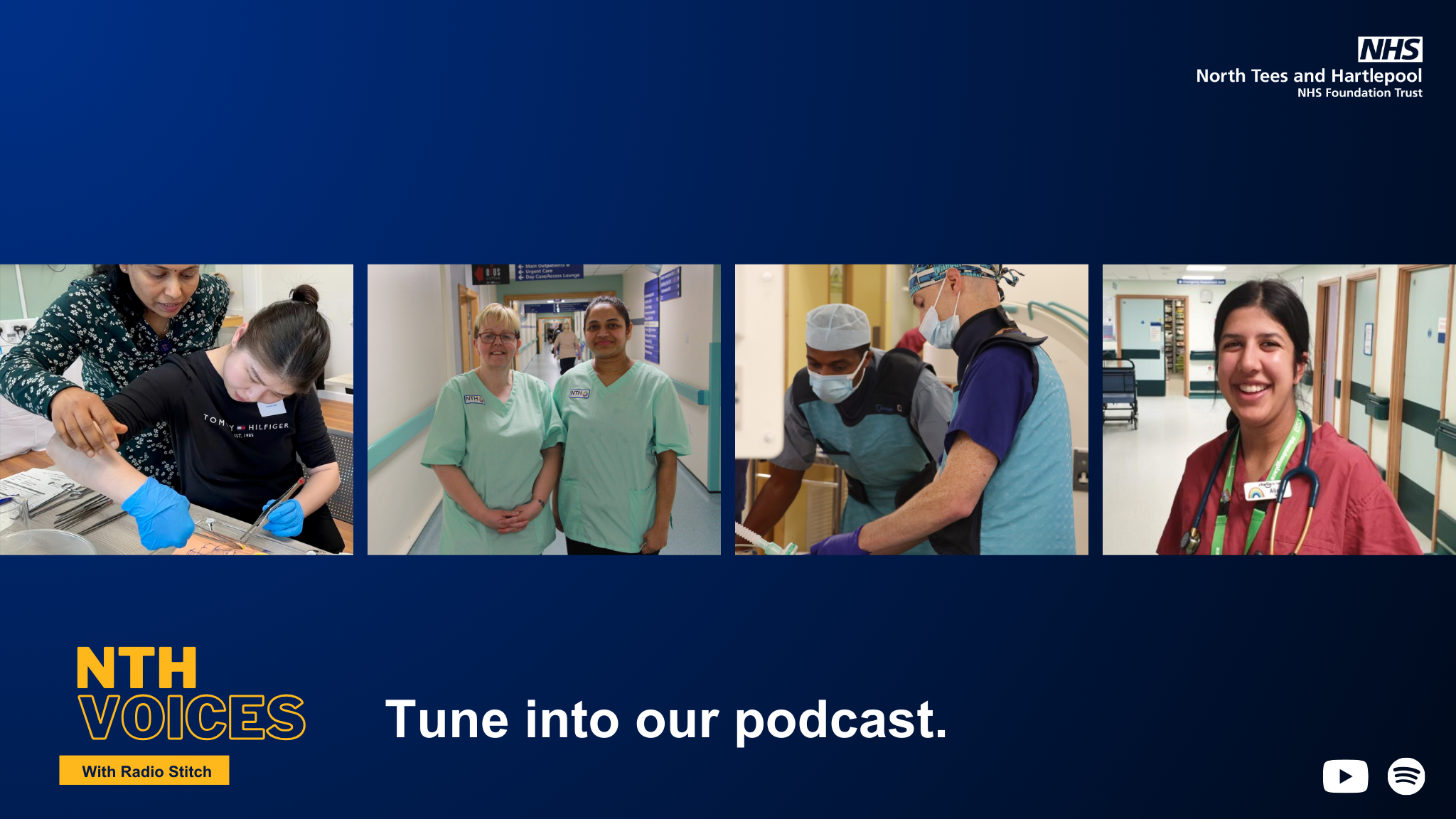 North Tees and Hartlepool NHS Foundation Trust YouTube banner