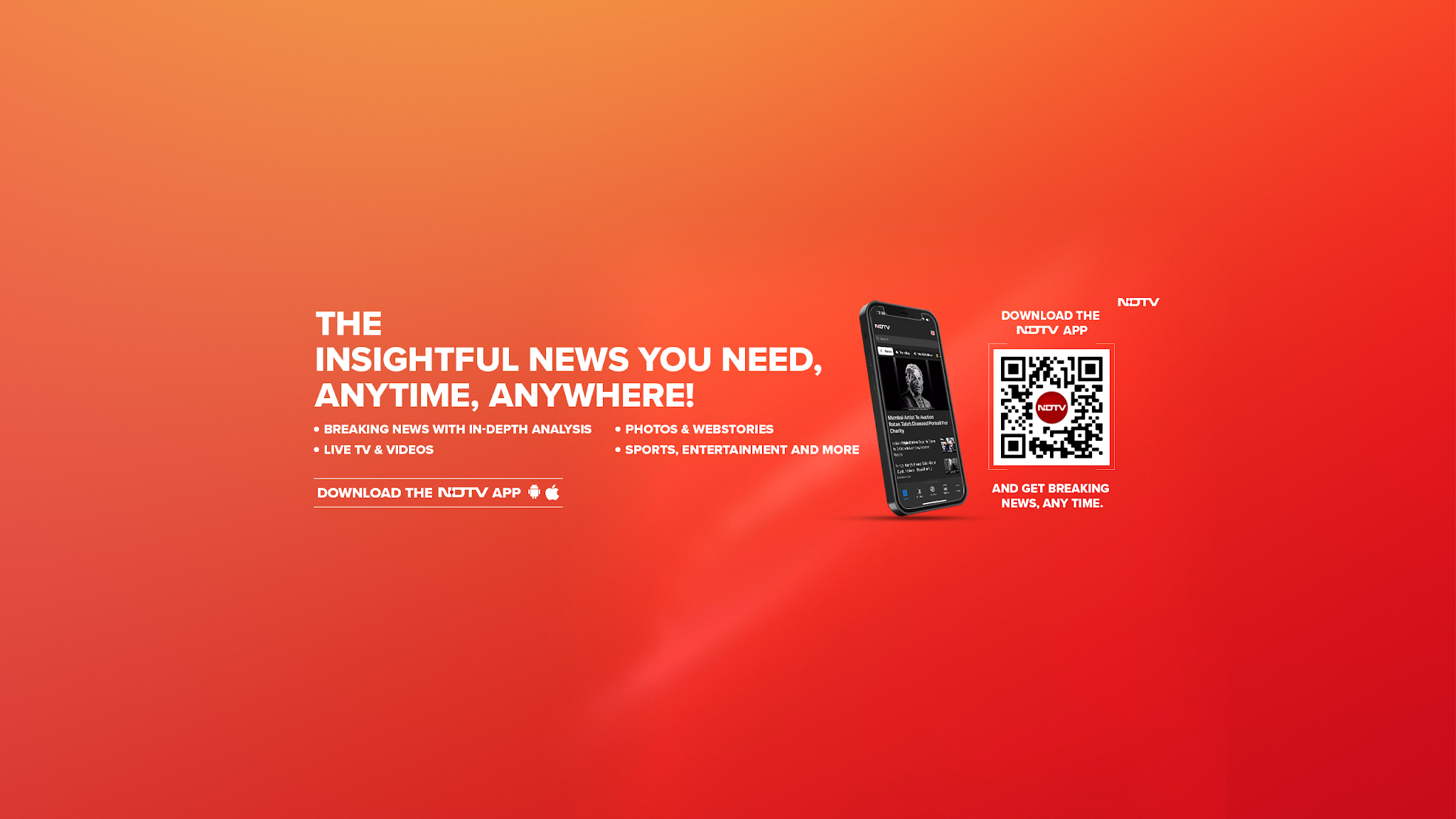 NDTV YouTube banner