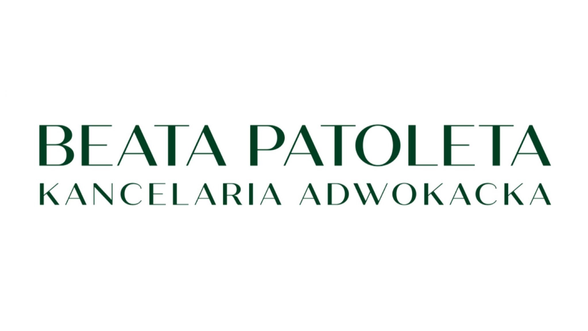 Kancelaria Adwokacka Adwokat Beata Patoleta YouTube banner