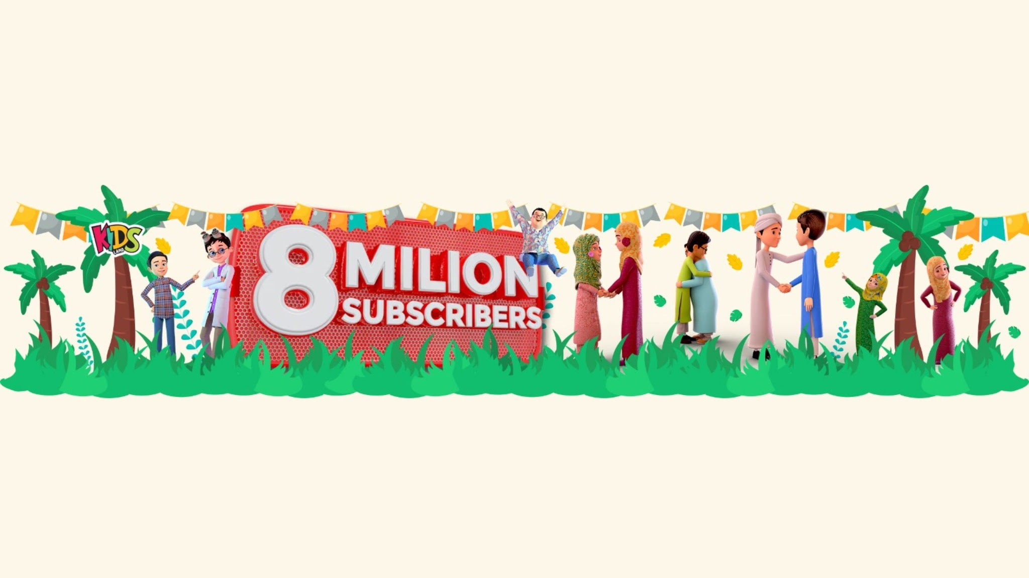 Kids Land YouTube banner