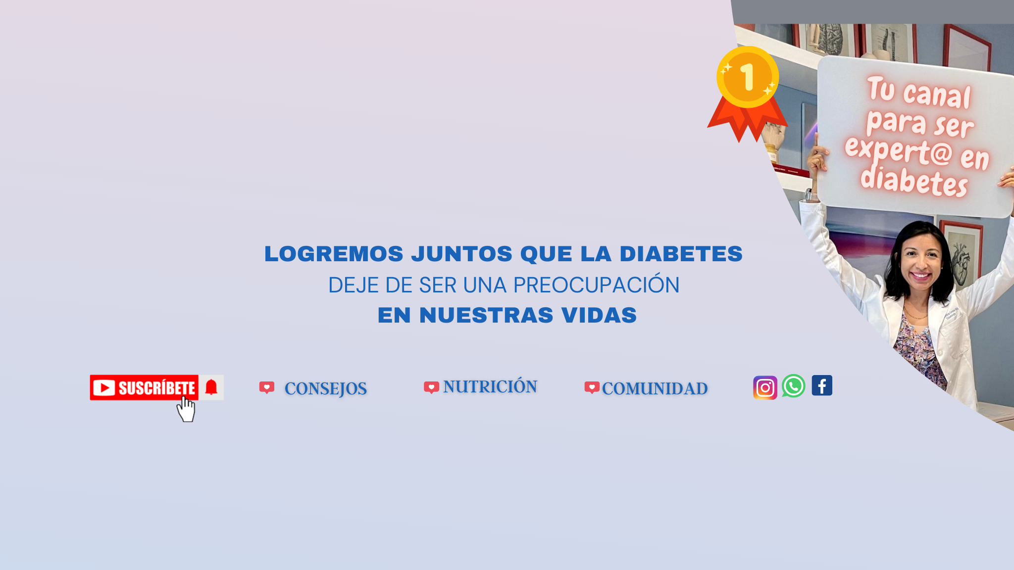 Dra. Zuraima Especialista en Diabetes YouTube banner