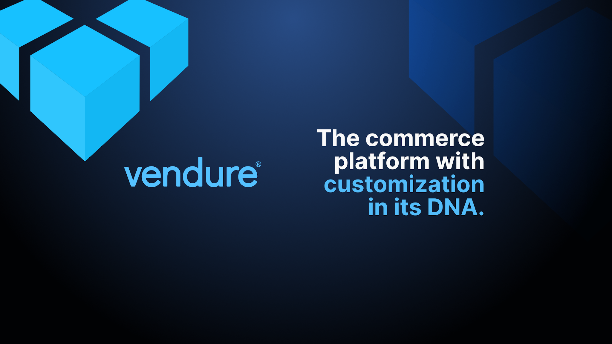 Vendure Headless Commerce Platform YouTube banner
