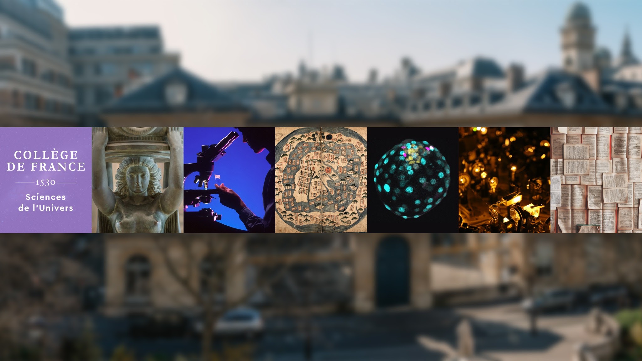Sciences de l'Univers - Collège de France YouTube banner