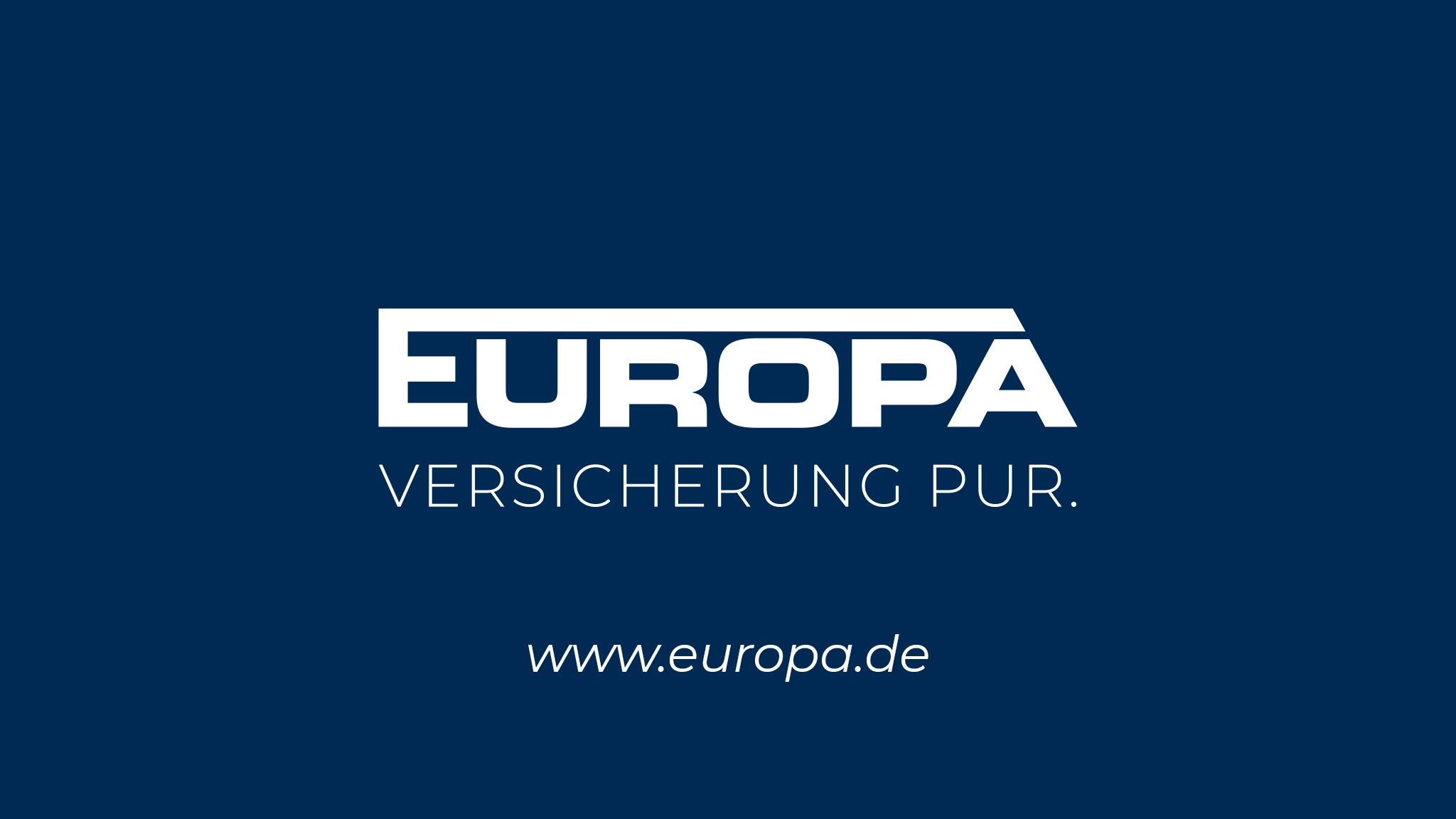 EUROPAversicherungen YouTube banner