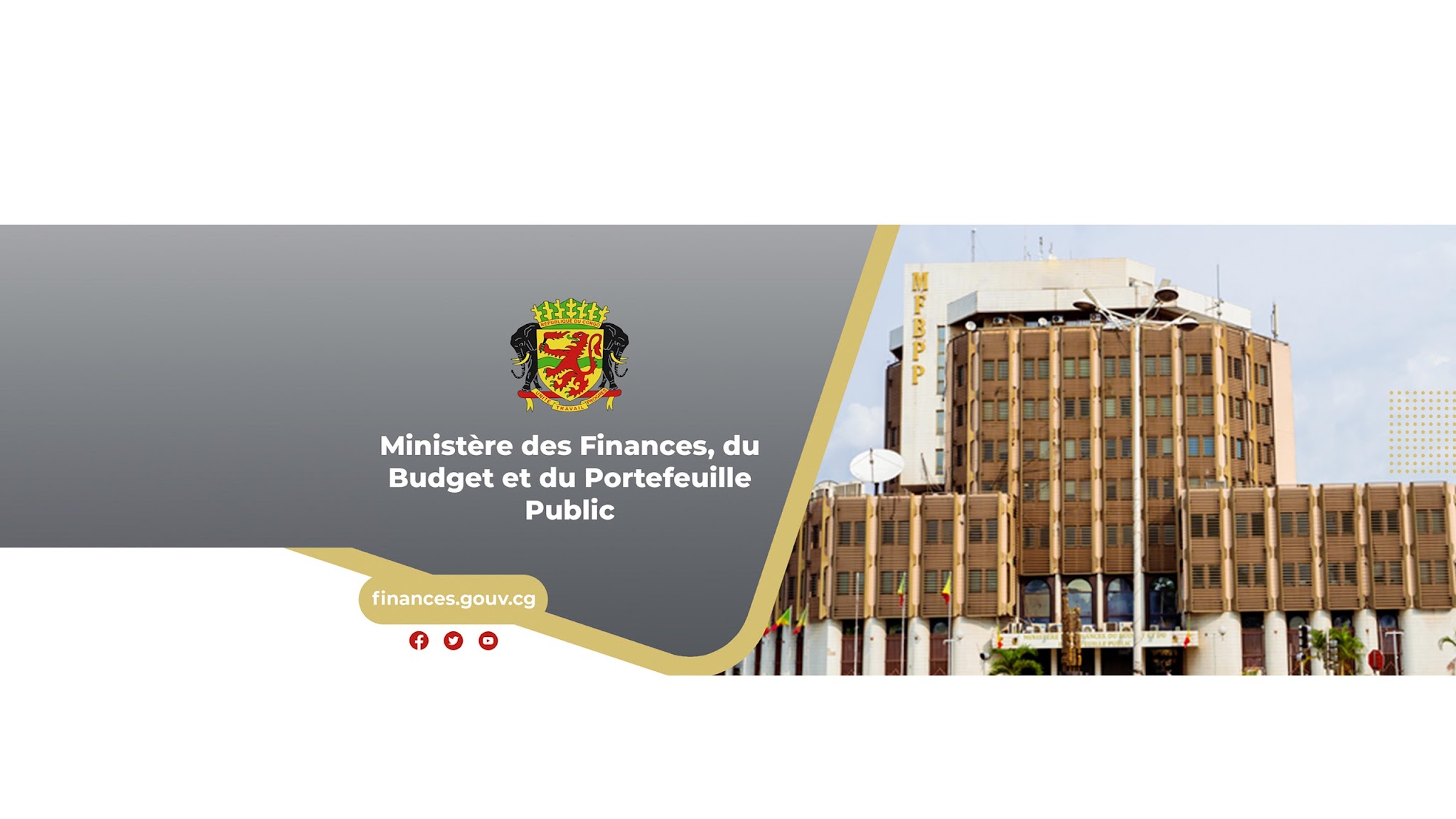 Ministère des Finances - CONGO YouTube banner