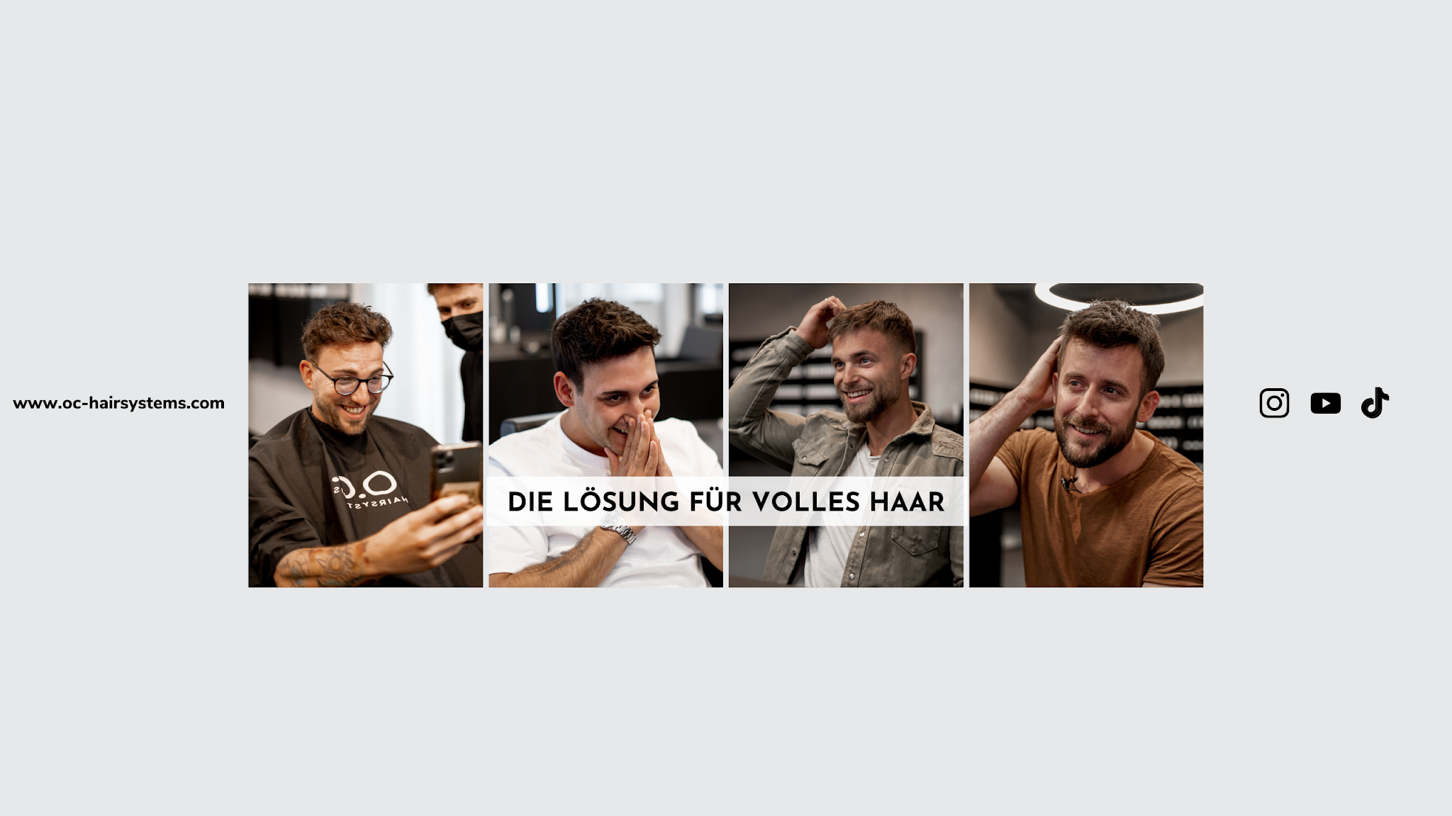 O.C. Hairsystems YouTube banner