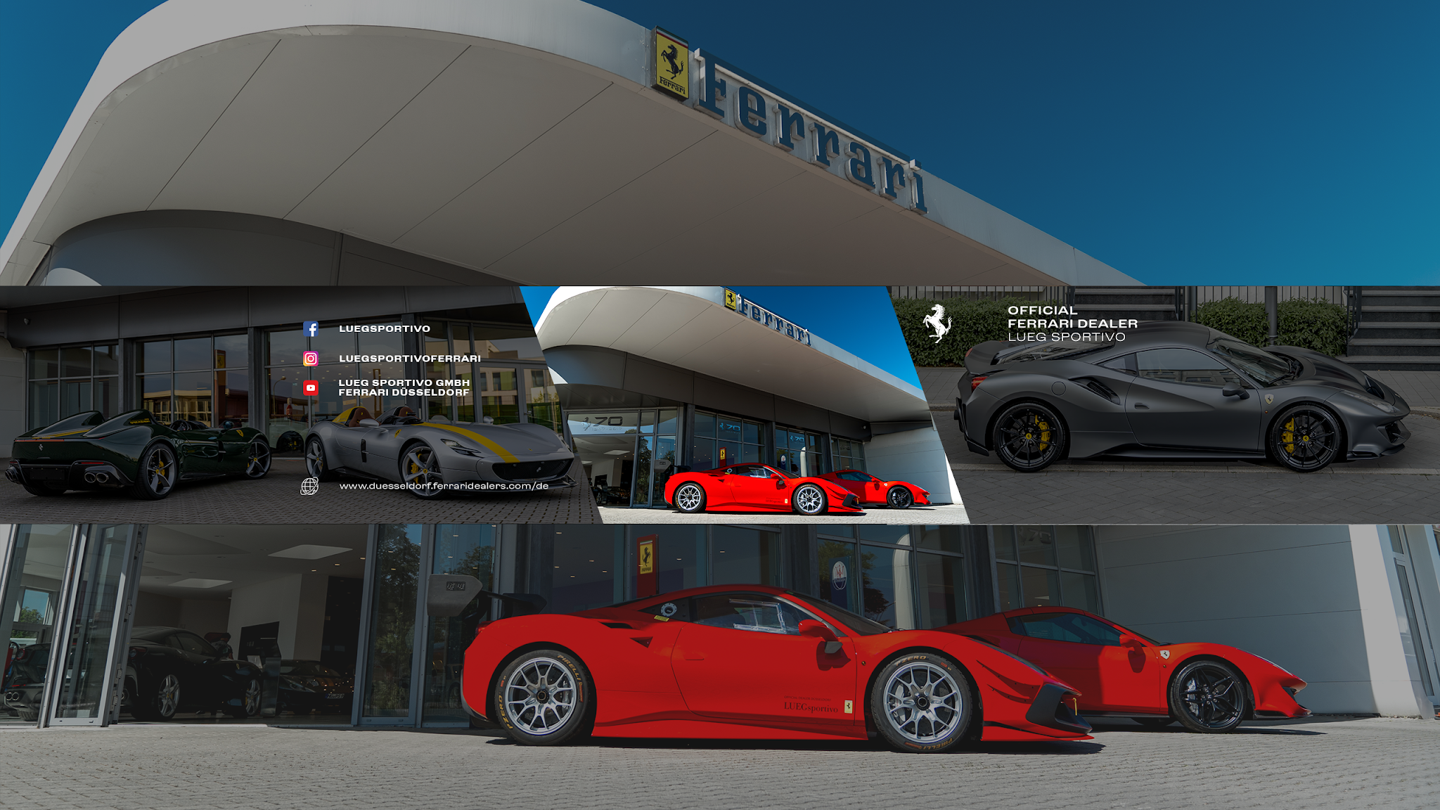 Ferrari Düsseldorf - LUEG sportivo GmbH  YouTube banner