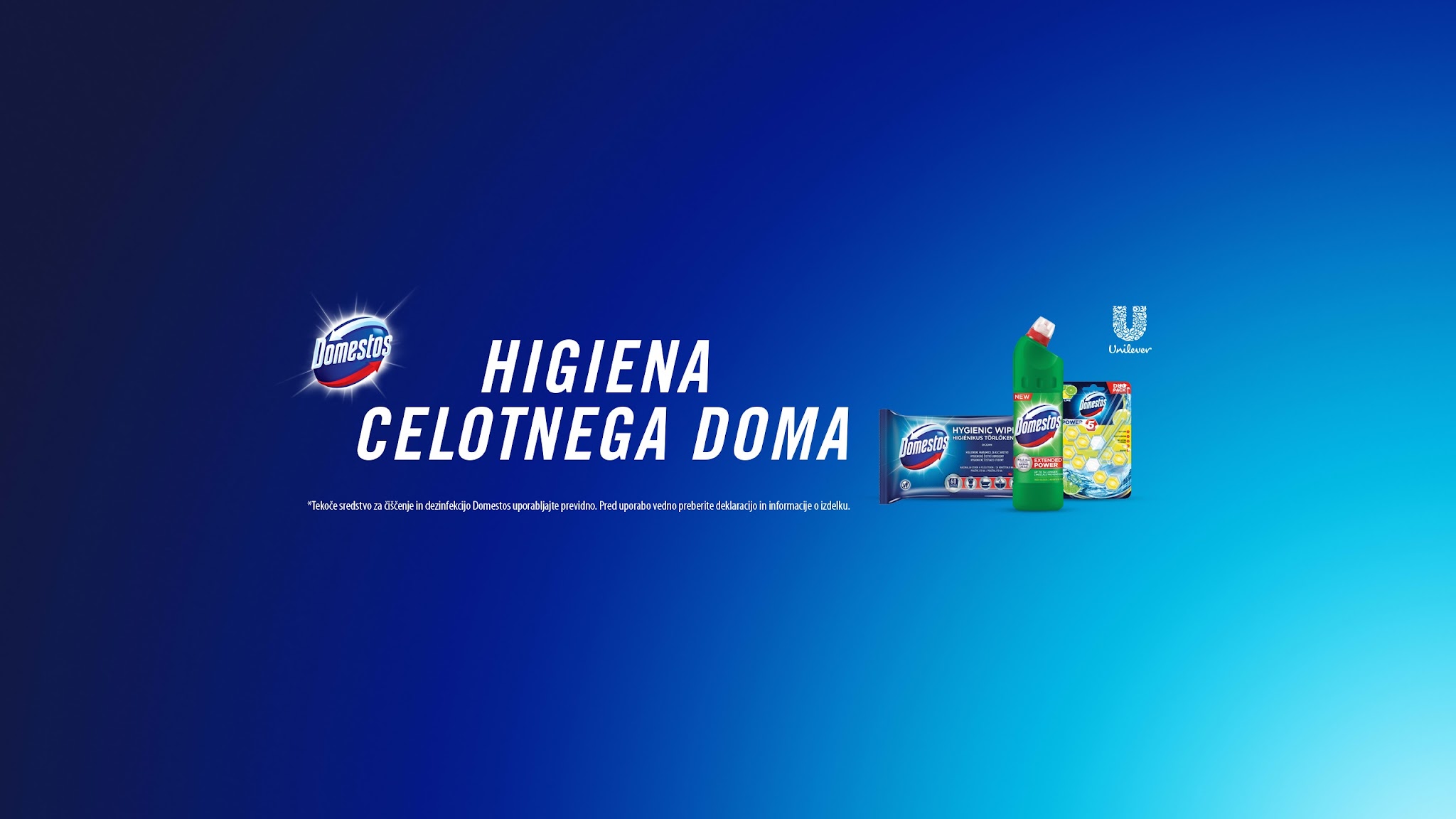 Domestos Slovenija YouTube banner