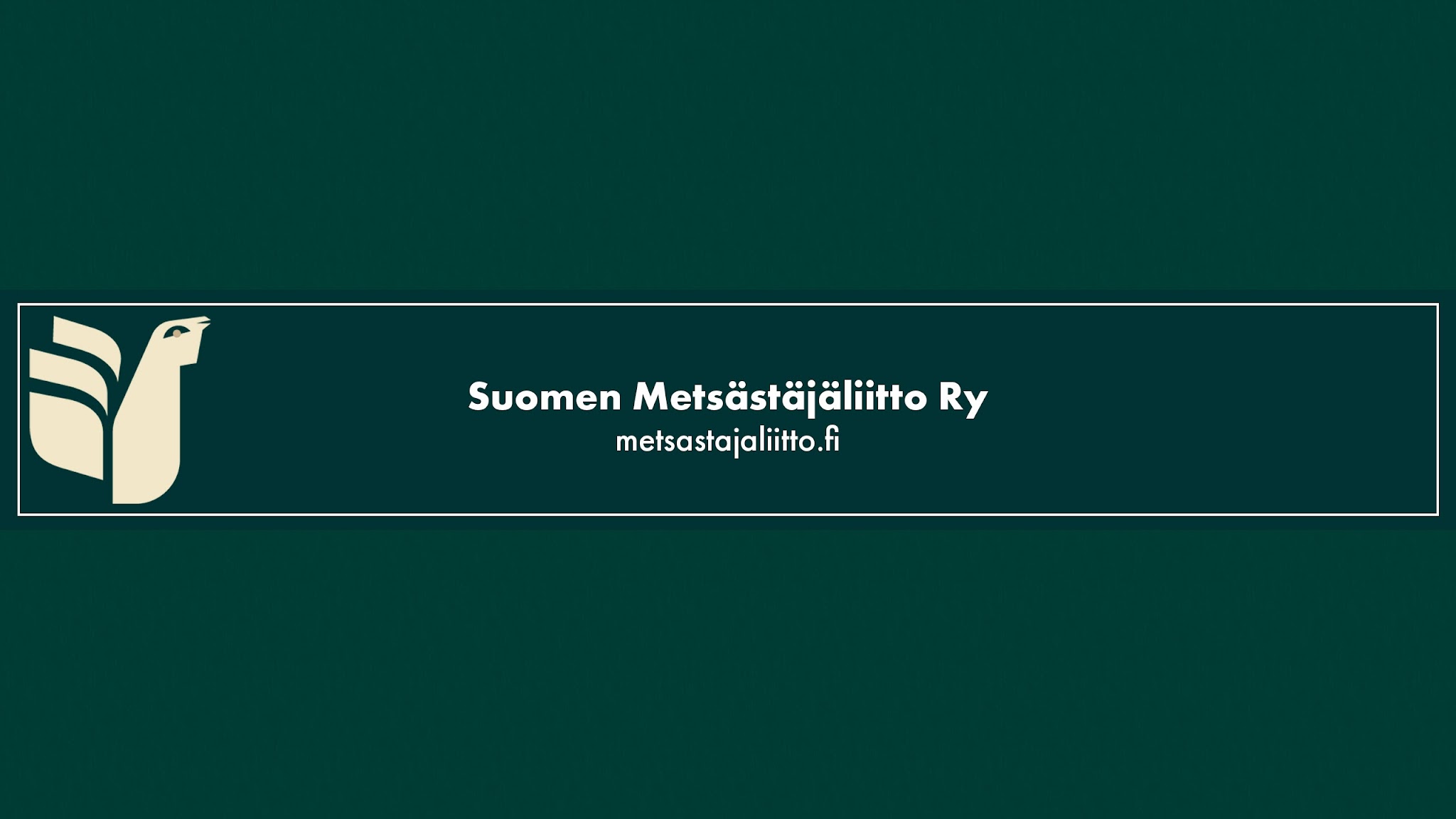 Suomen Metsästäjäliitto r.y. YouTube banner