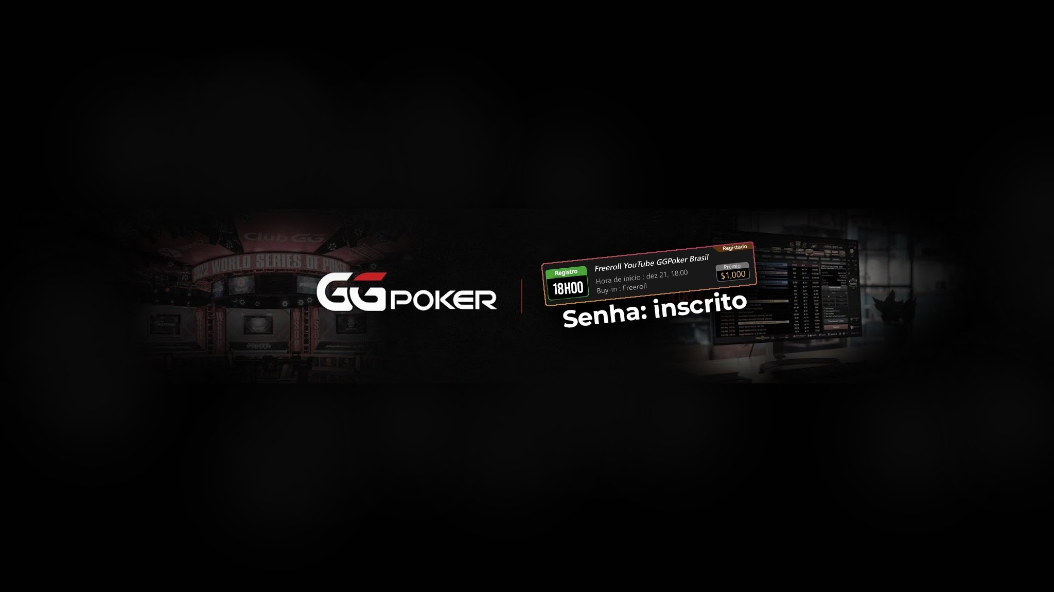 GGPoker Brasil YouTube banner