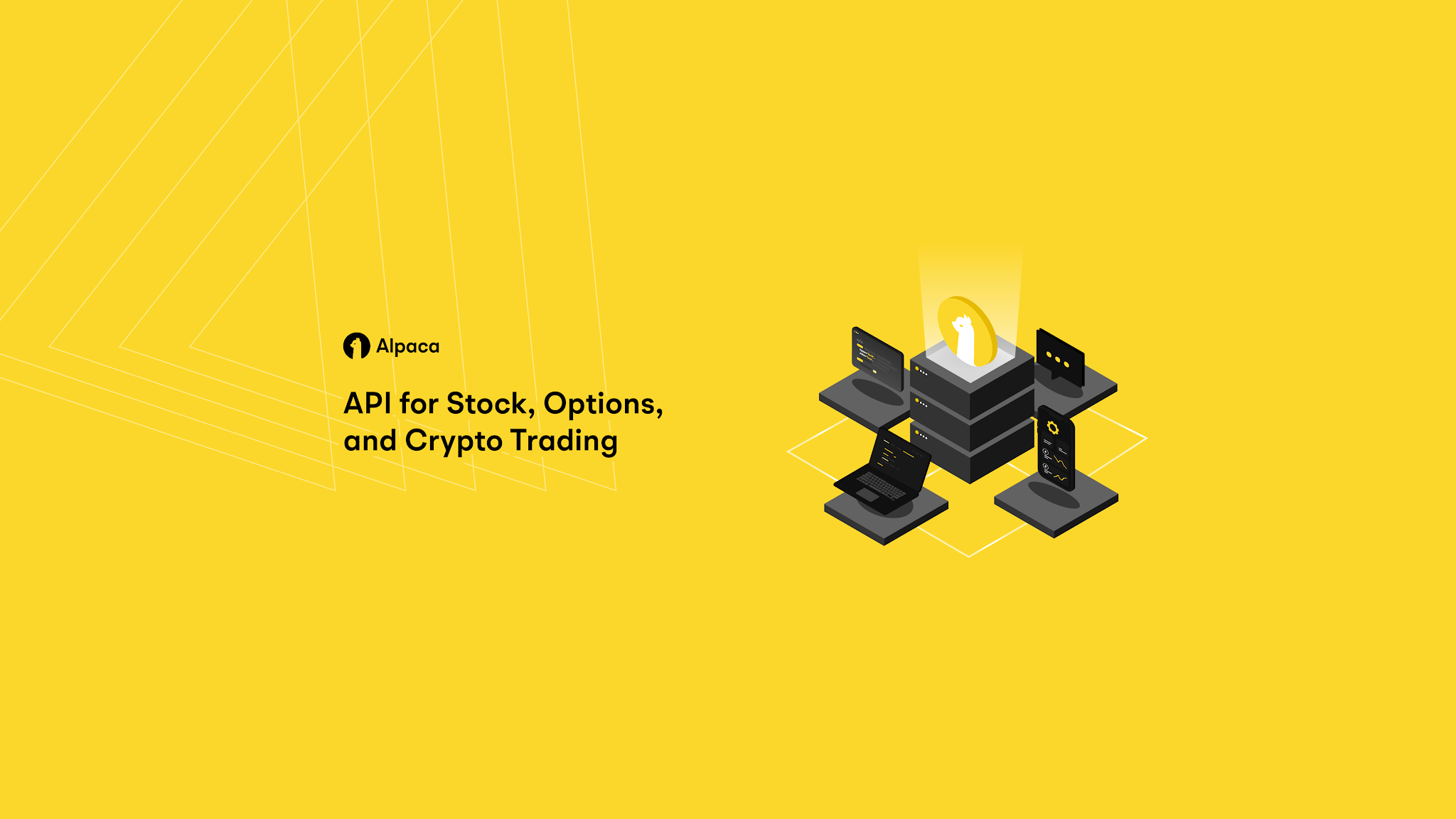 Alpaca Markets YouTube banner