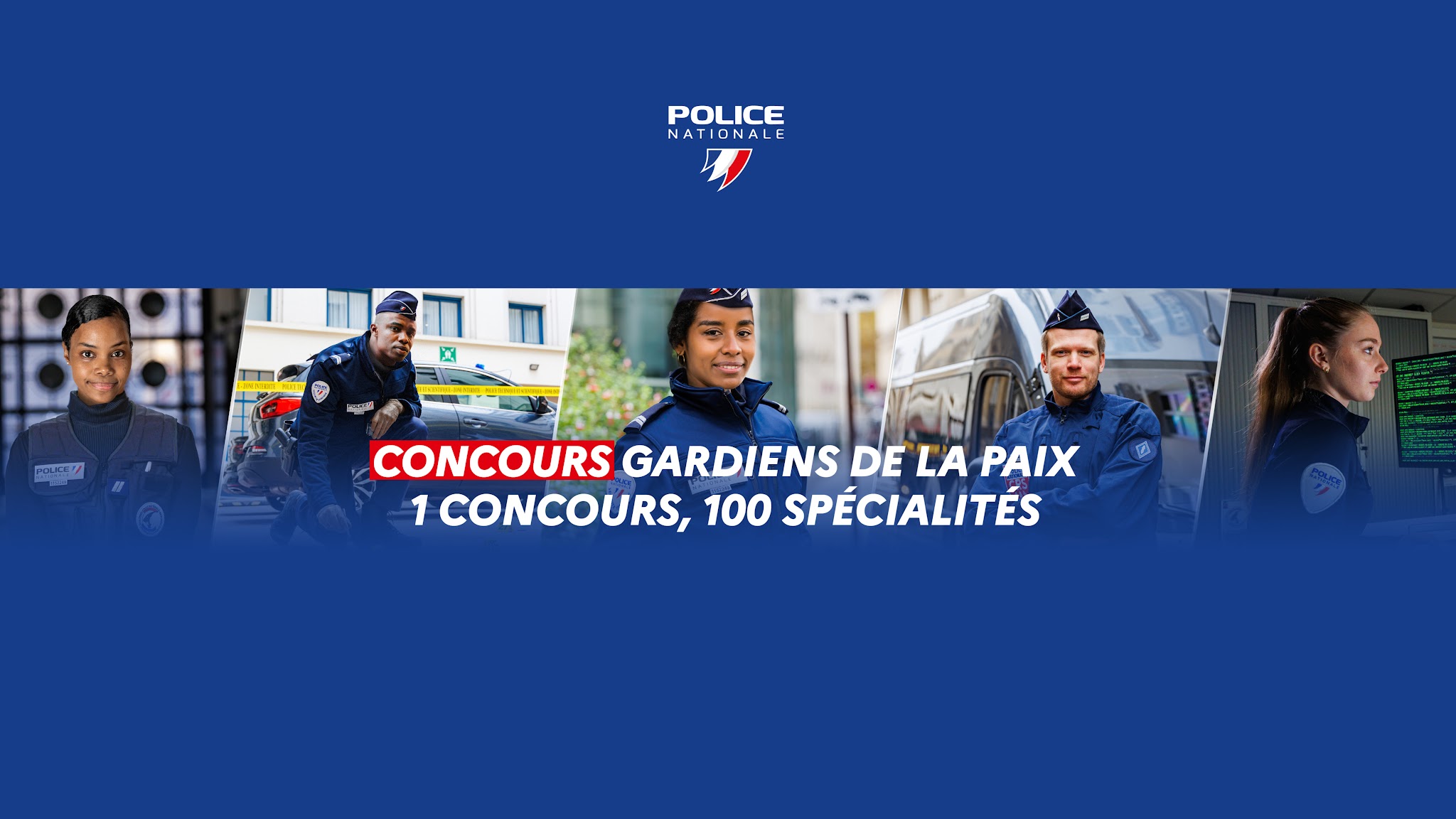 Police Nationale YouTube banner