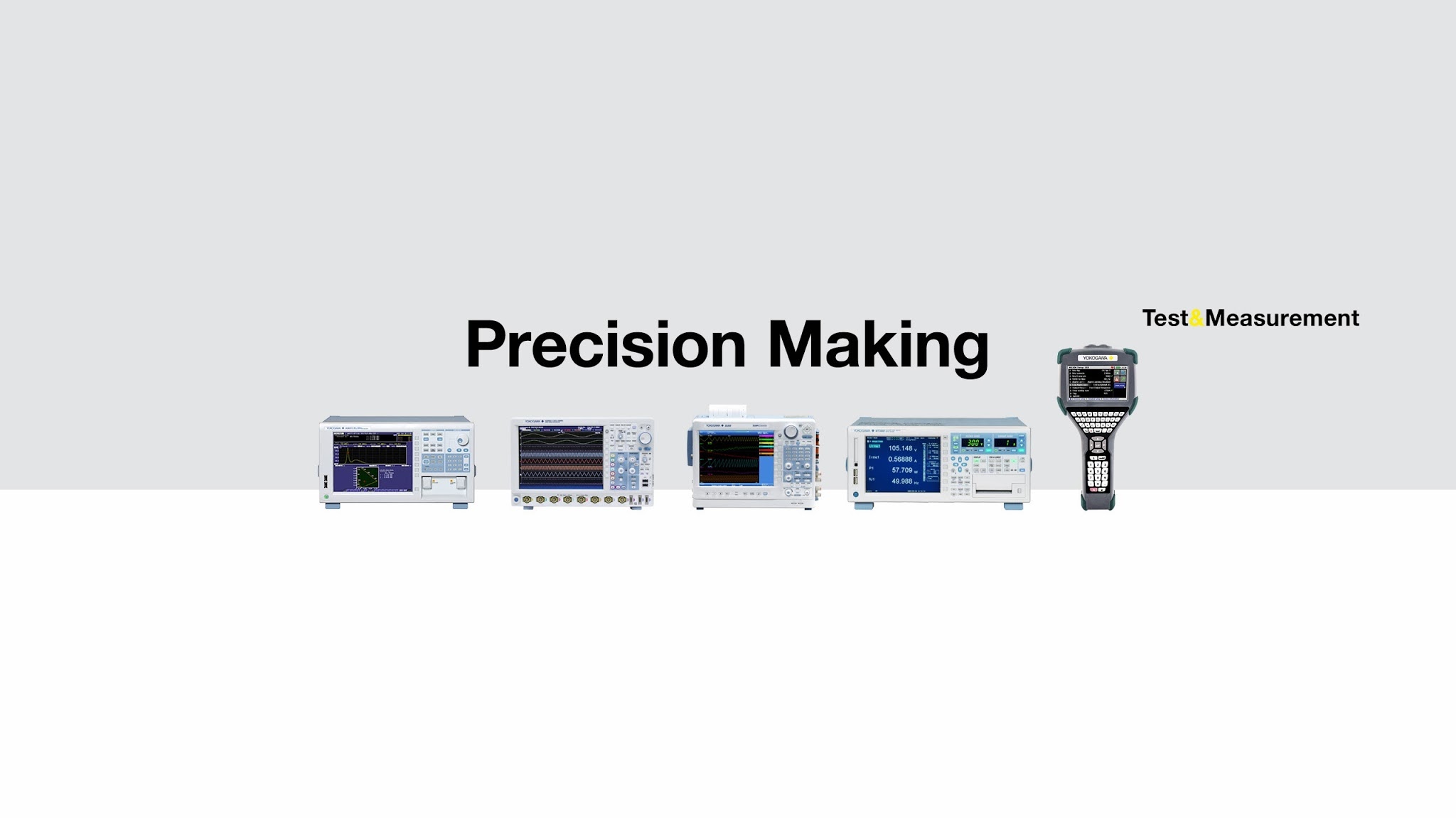 Yokogawa Test&Measurement YouTube banner