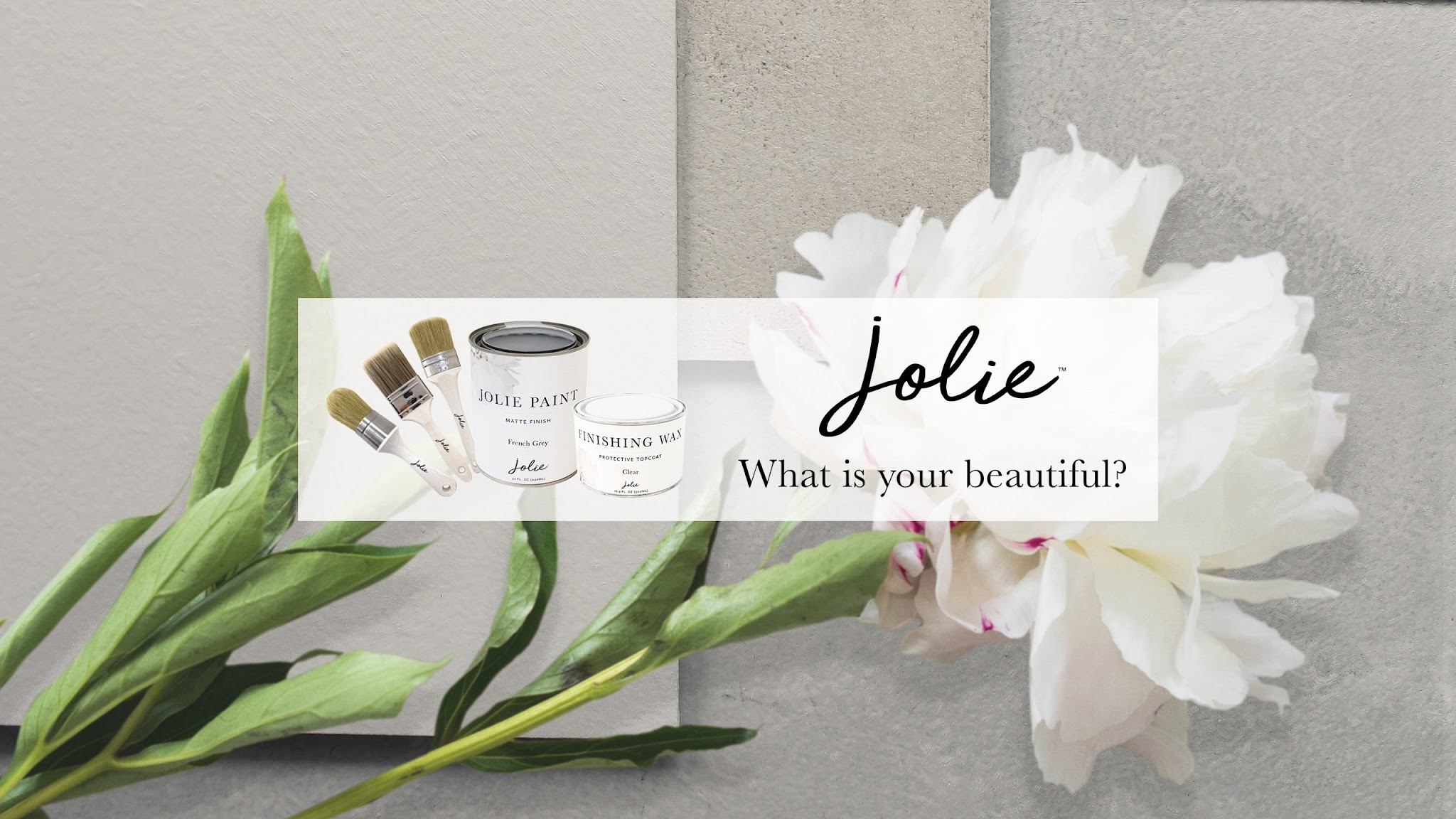 Jolie Home YouTube banner