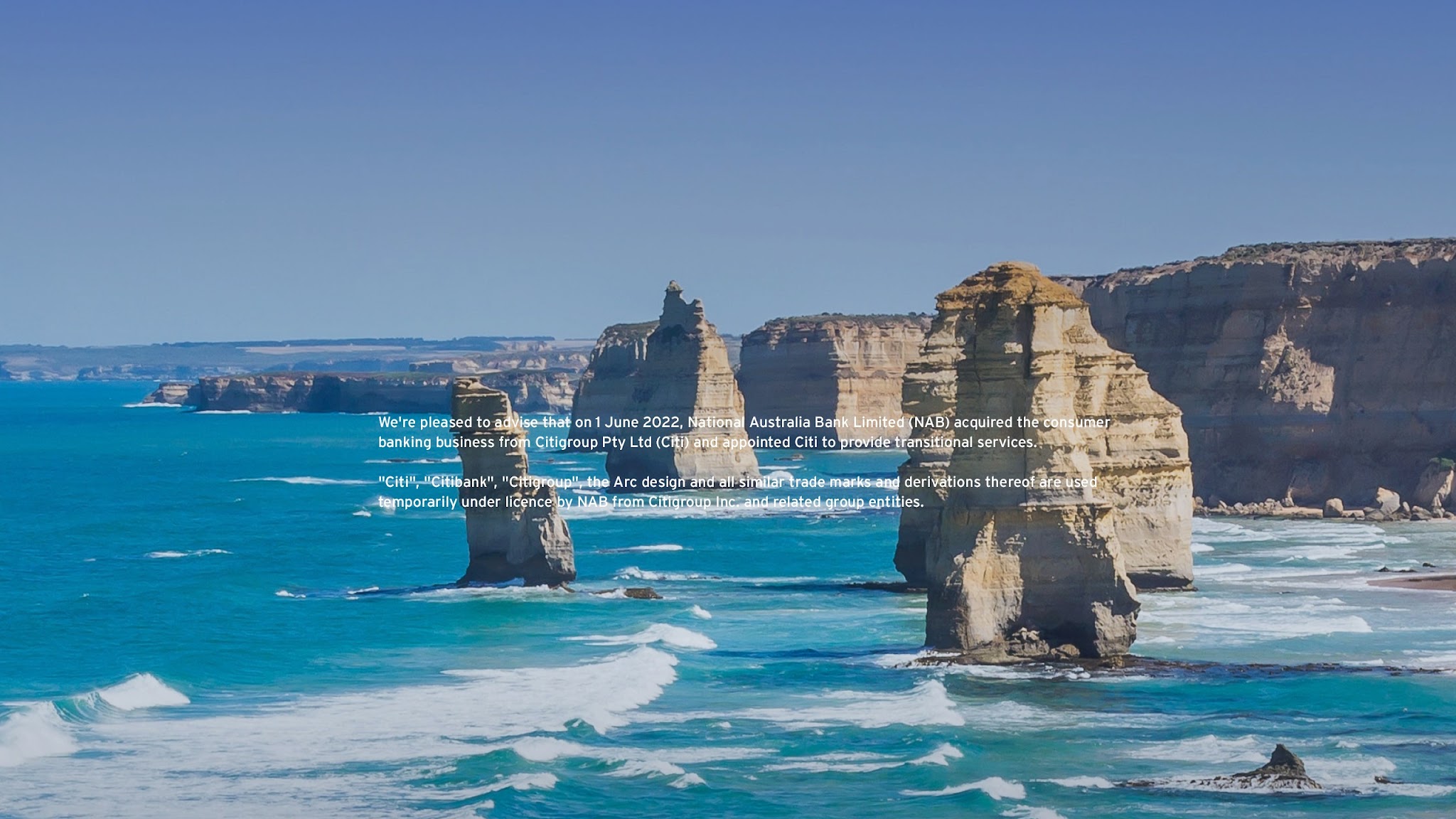 Citi Australia YouTube banner