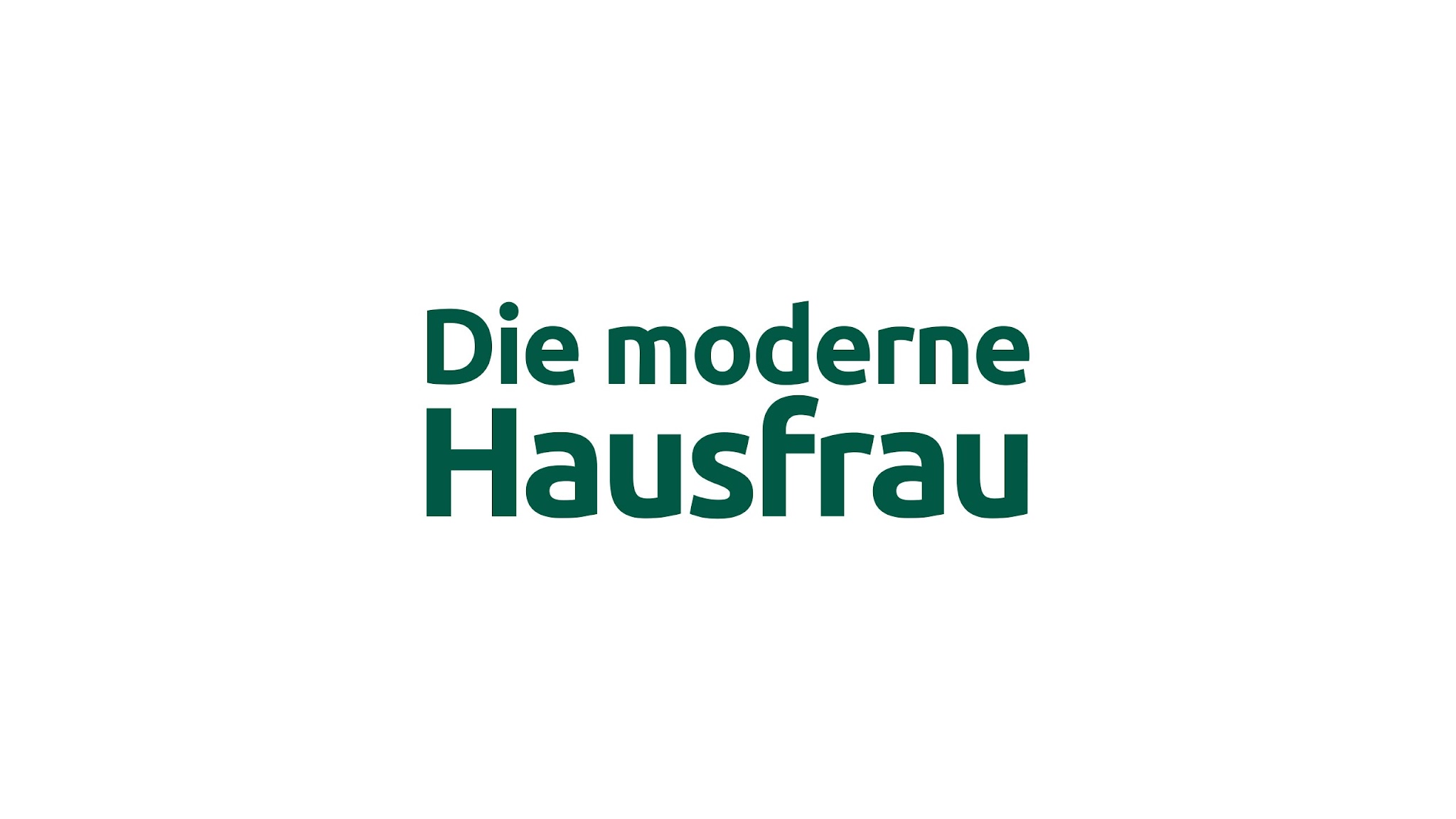 Moderne Hausfrau YouTube banner