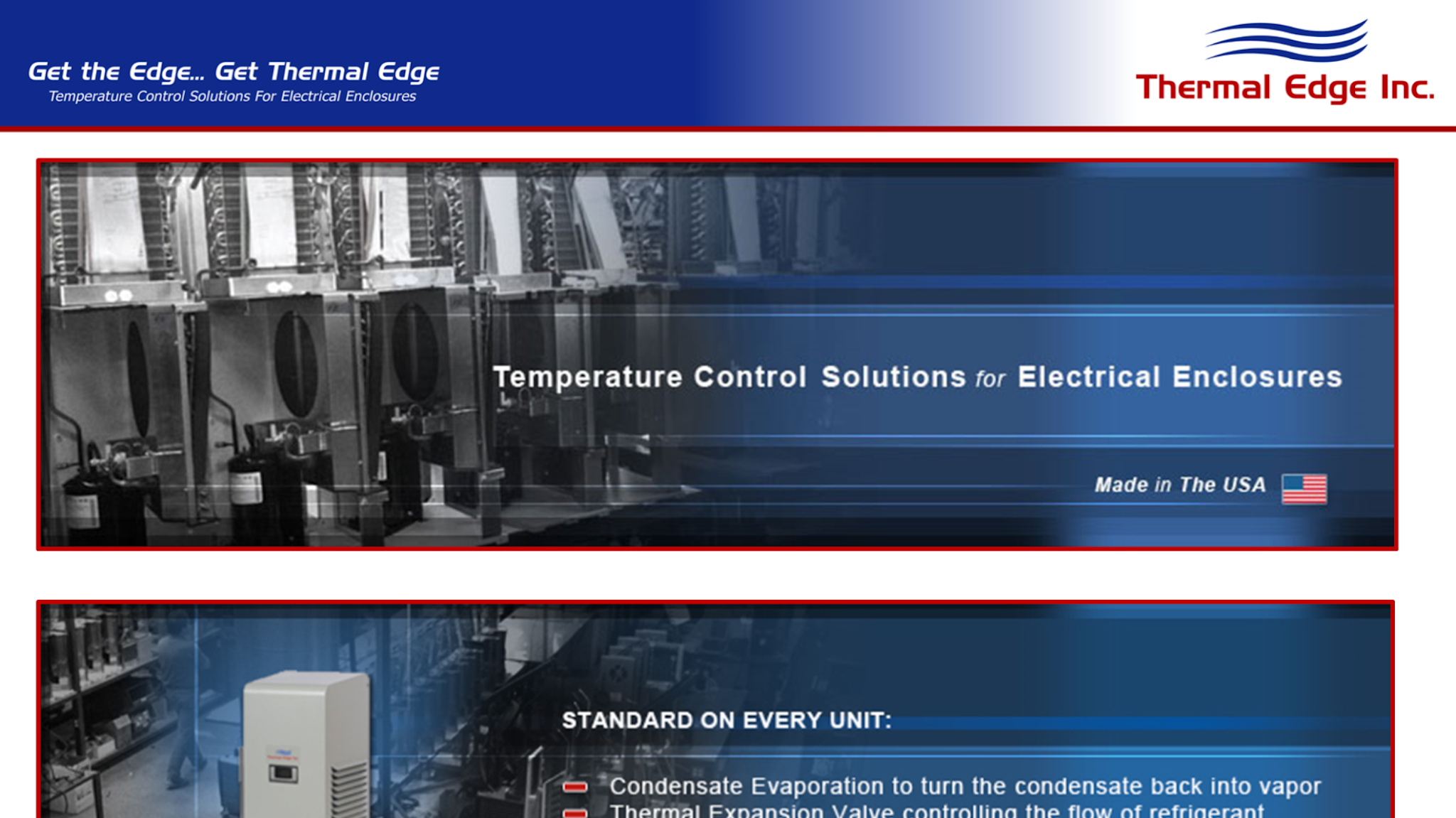 Thermal Edge Inc YouTube banner