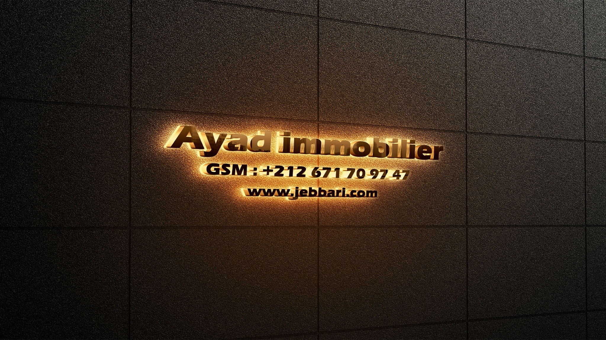 Ayad immobilier YouTube banner