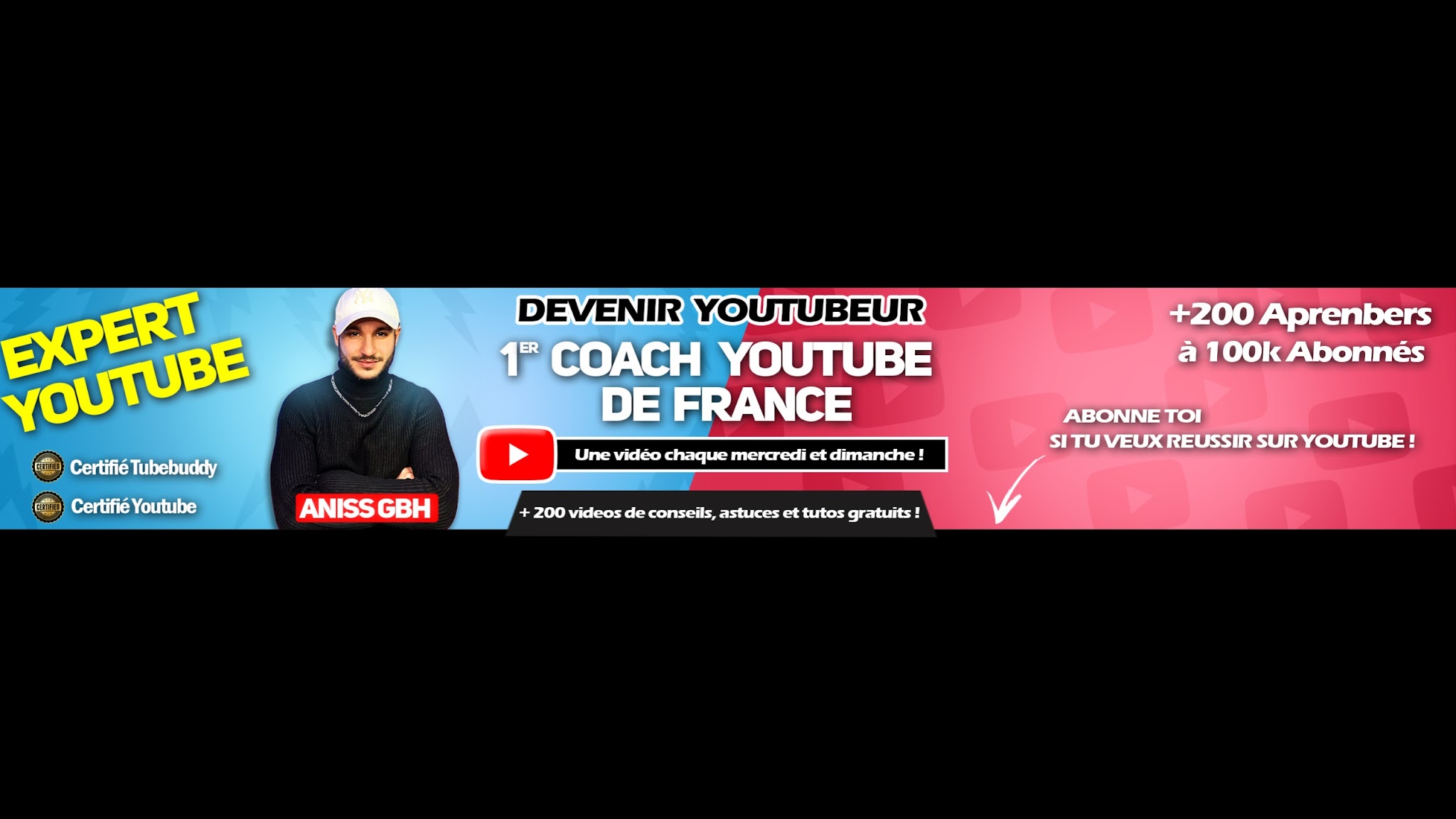 Devenir Youtubeur YouTube banner