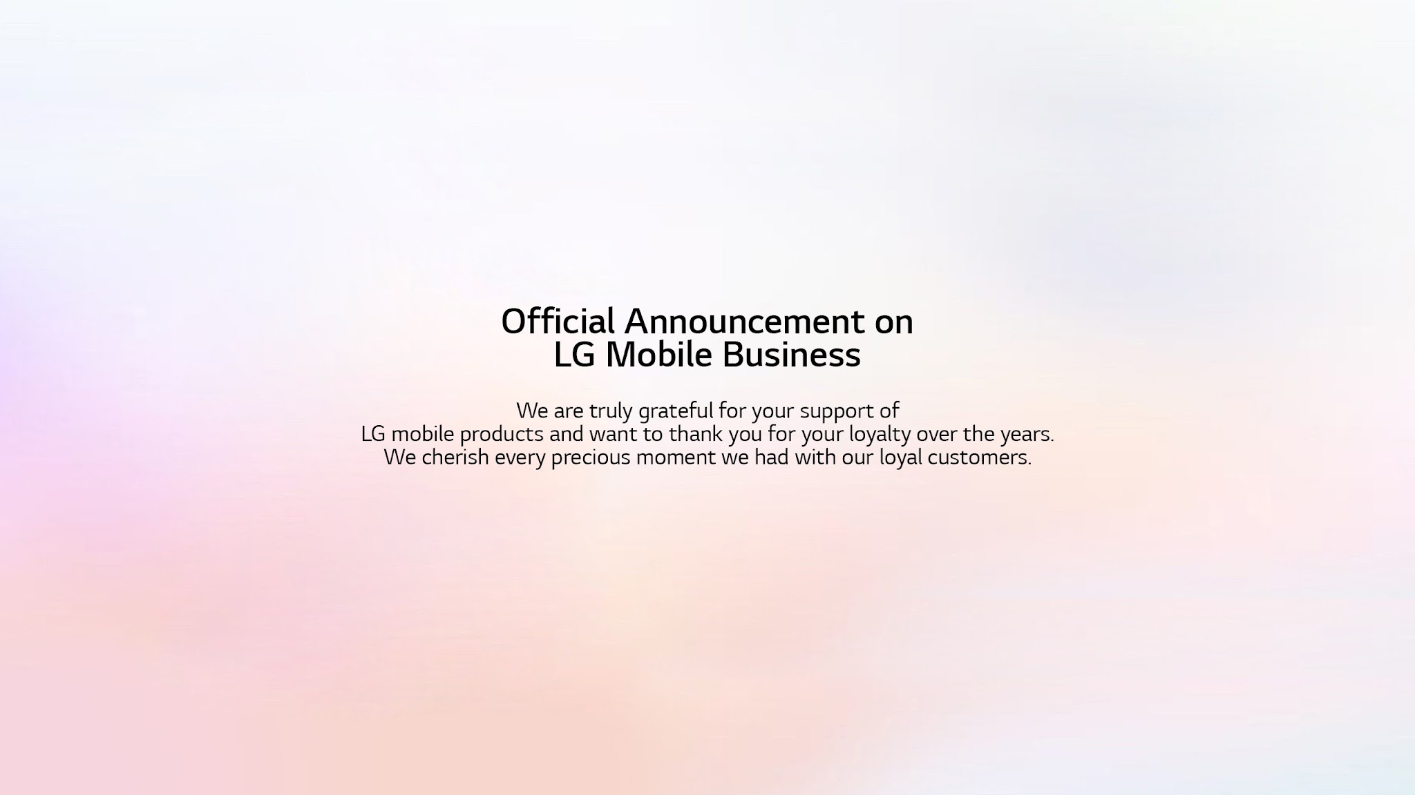 LG Mobile Global YouTube banner