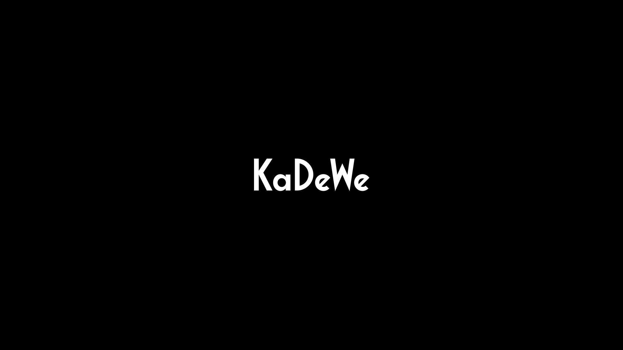 KaDeWe Official YouTube banner