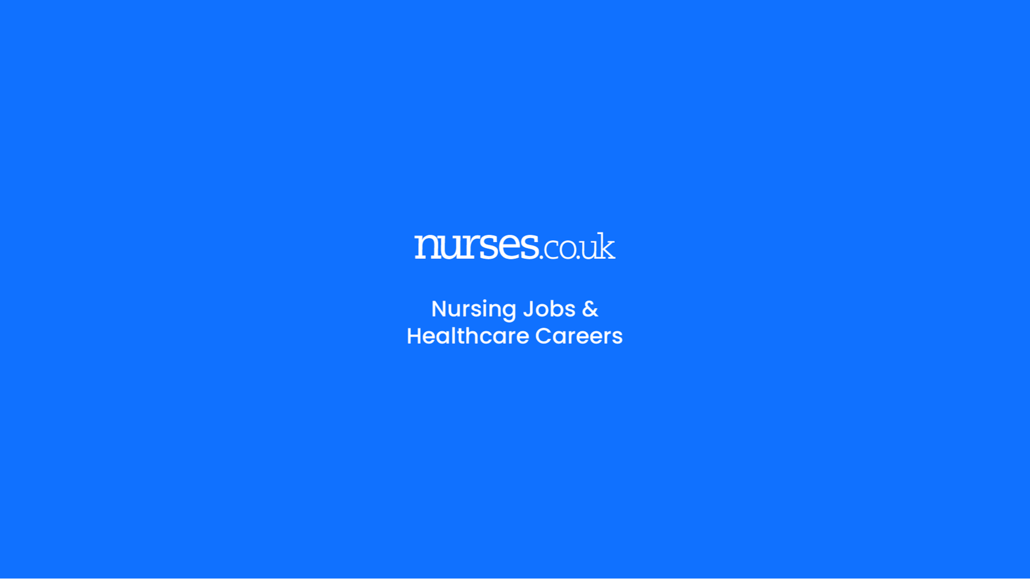 Nurses.co.uk YouTube banner