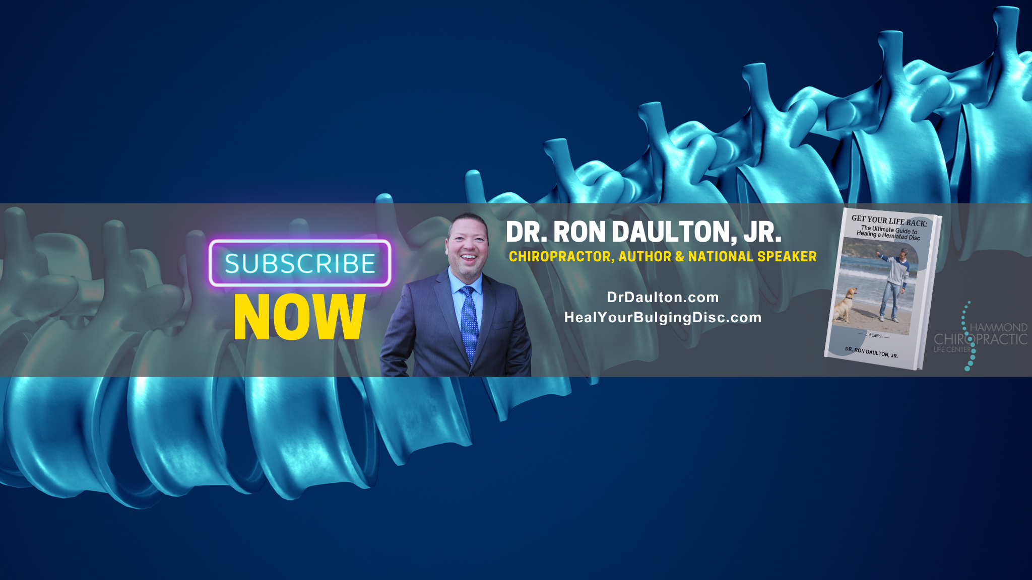 Dr. Ron Daulton, Jr. YouTube banner