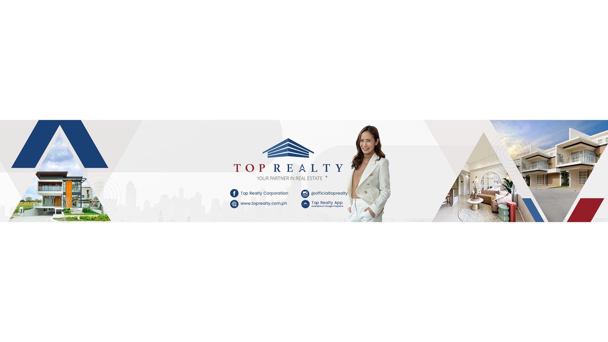 Top Realty YouTube banner