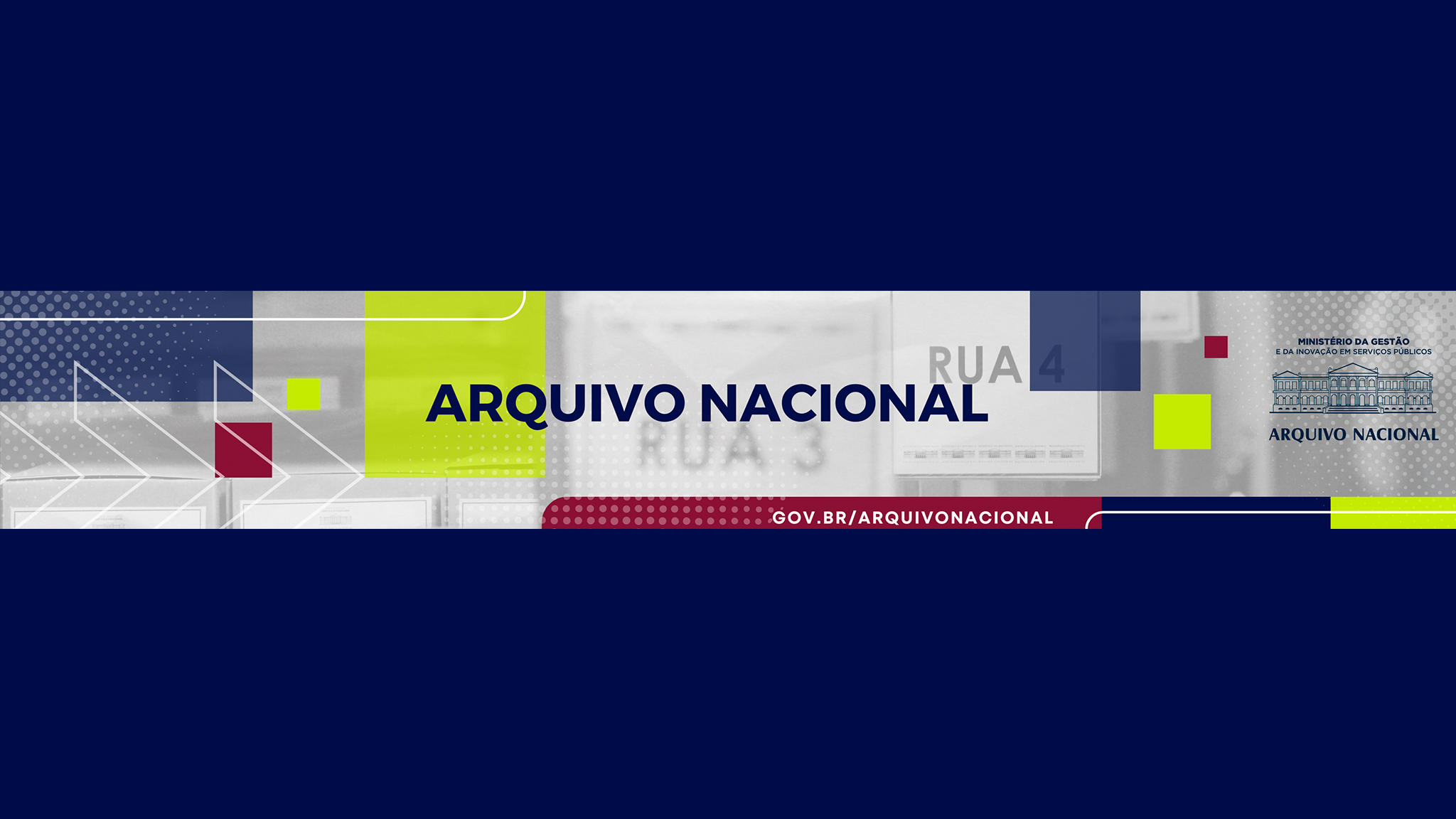 Arquivo Nacional YouTube banner