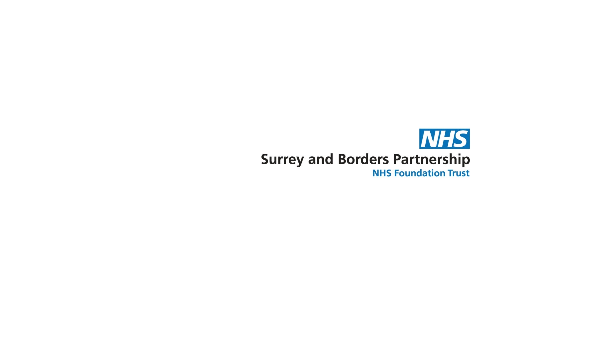 Surrey and Borders Partnership NHS Trust YouTube banner
