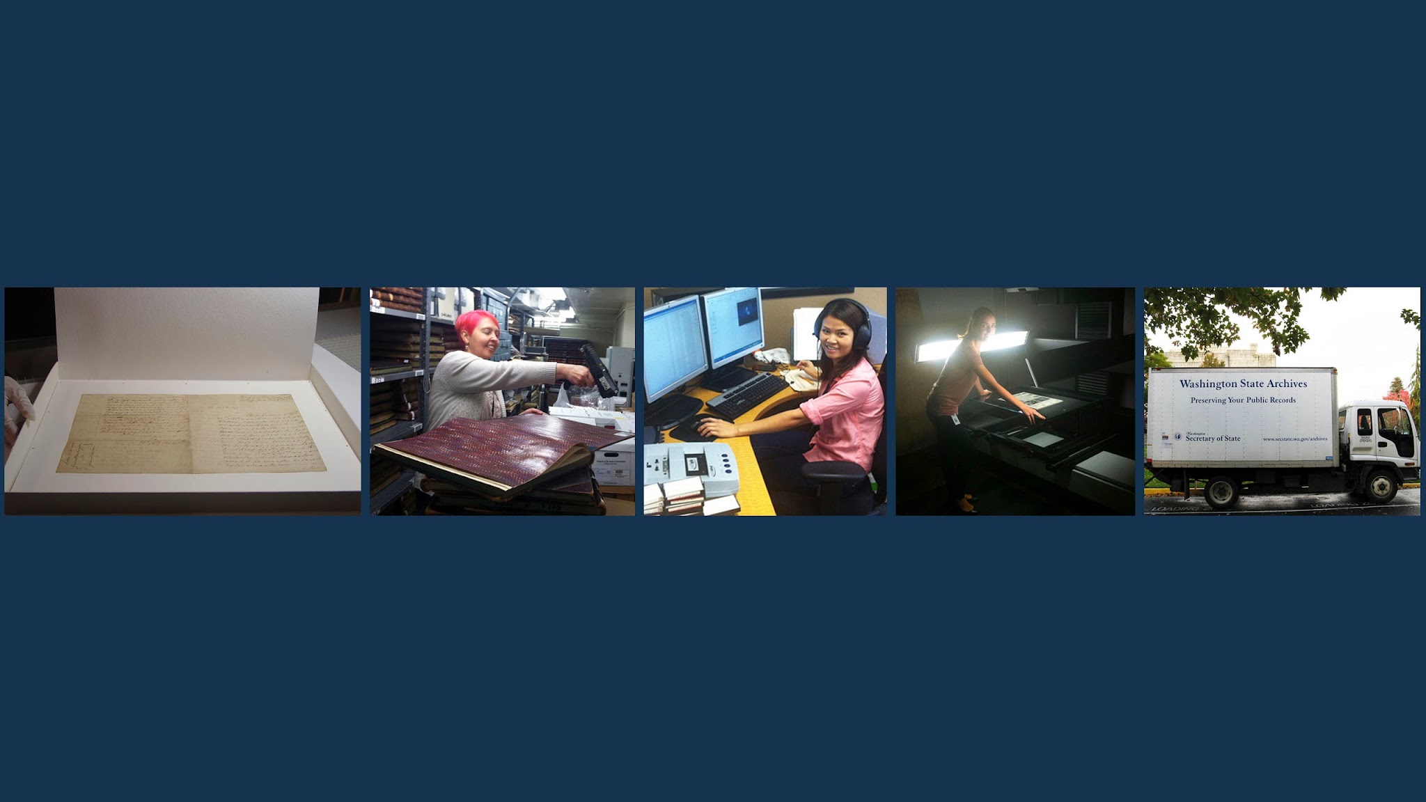 Washington State Archives YouTube banner